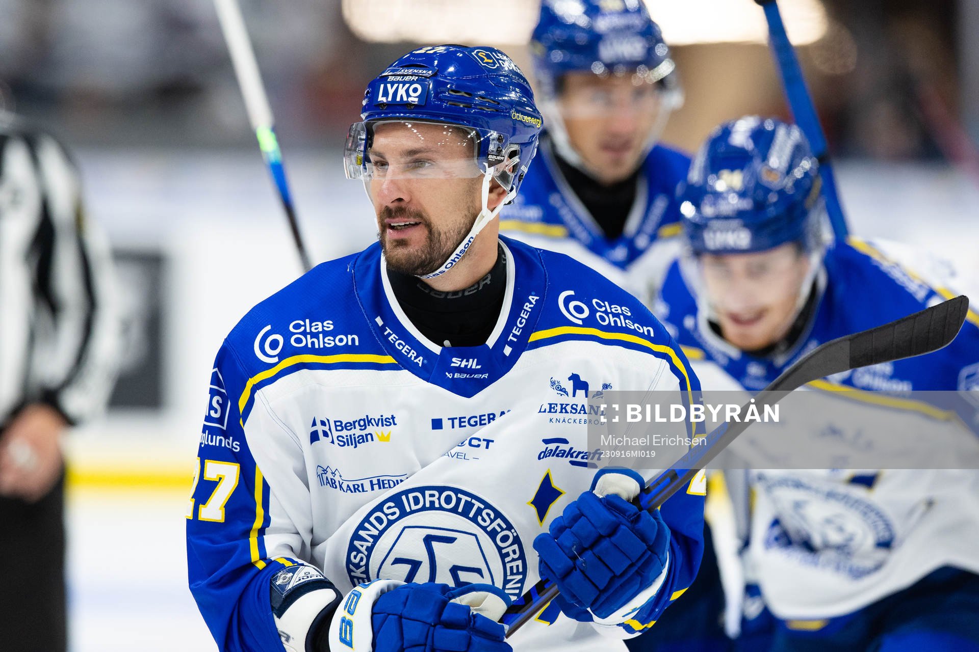 Leksands Marek Hrivik jublar