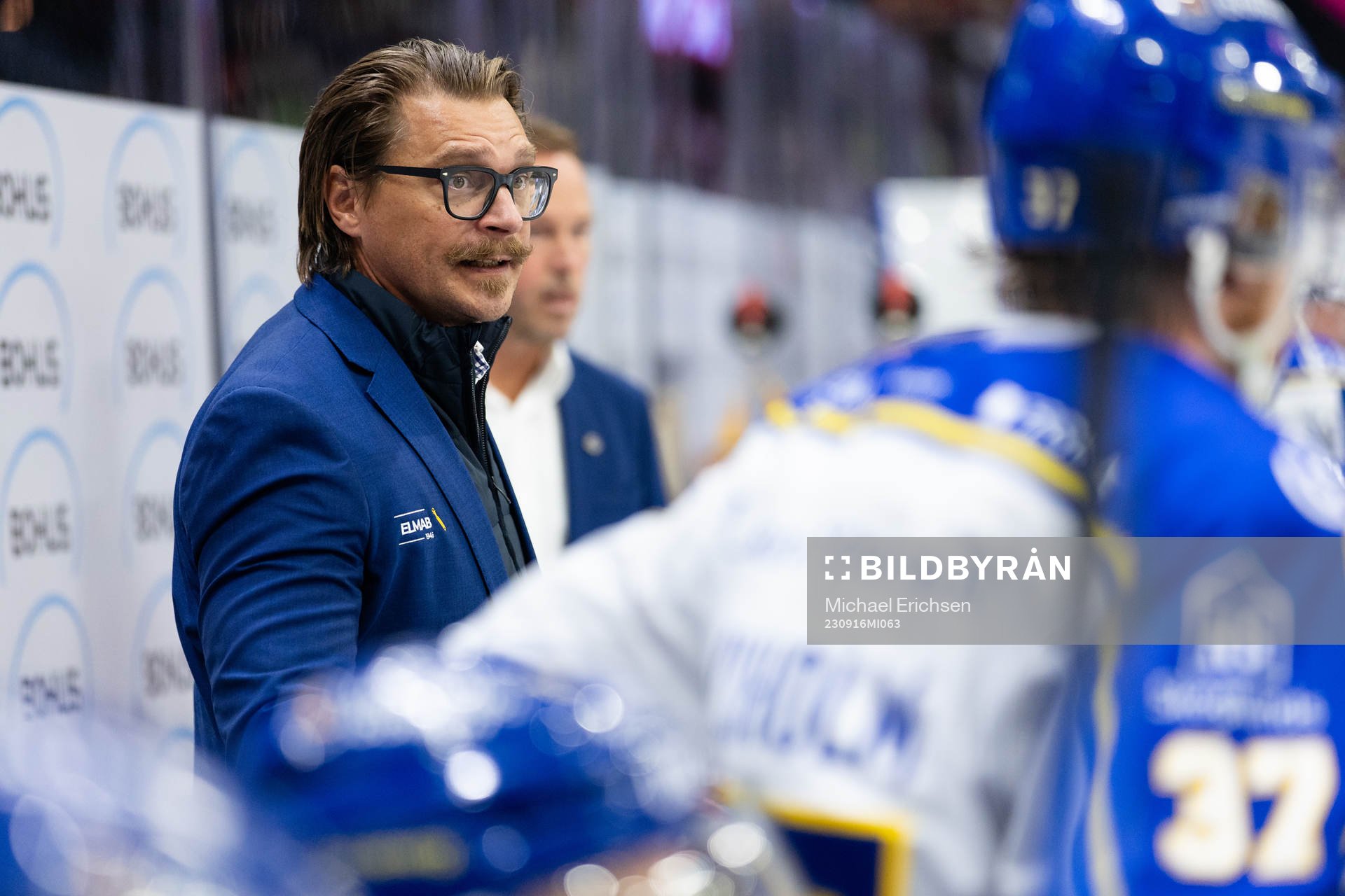 Leksands tränare Björn Hellkvist
