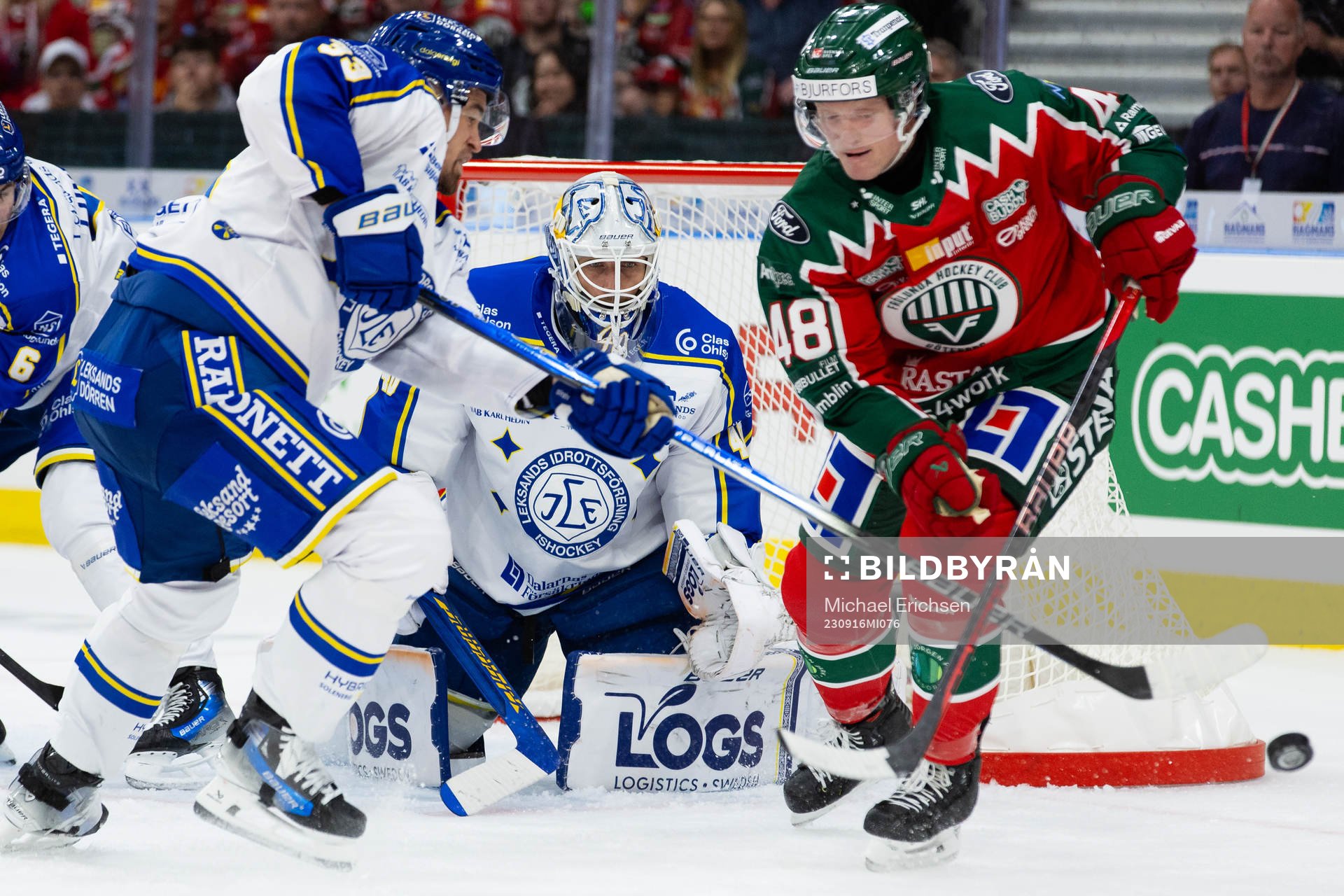 Leksands målvakt Mantas Aramalis