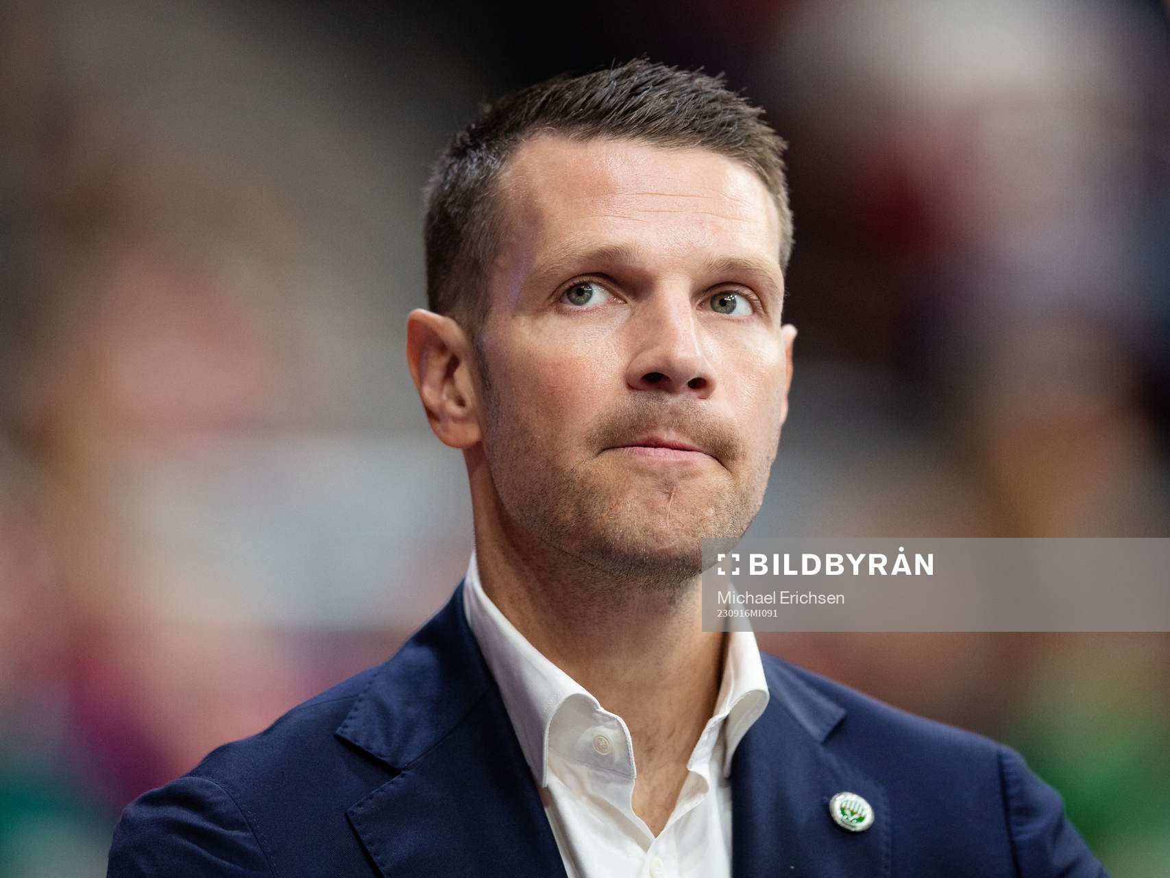 Frölundas sportchef Fredrik Sjöström innan