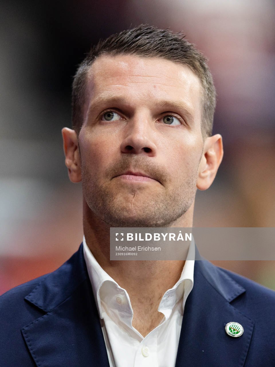 Frölundas sportchef Fredrik Sjöström innan