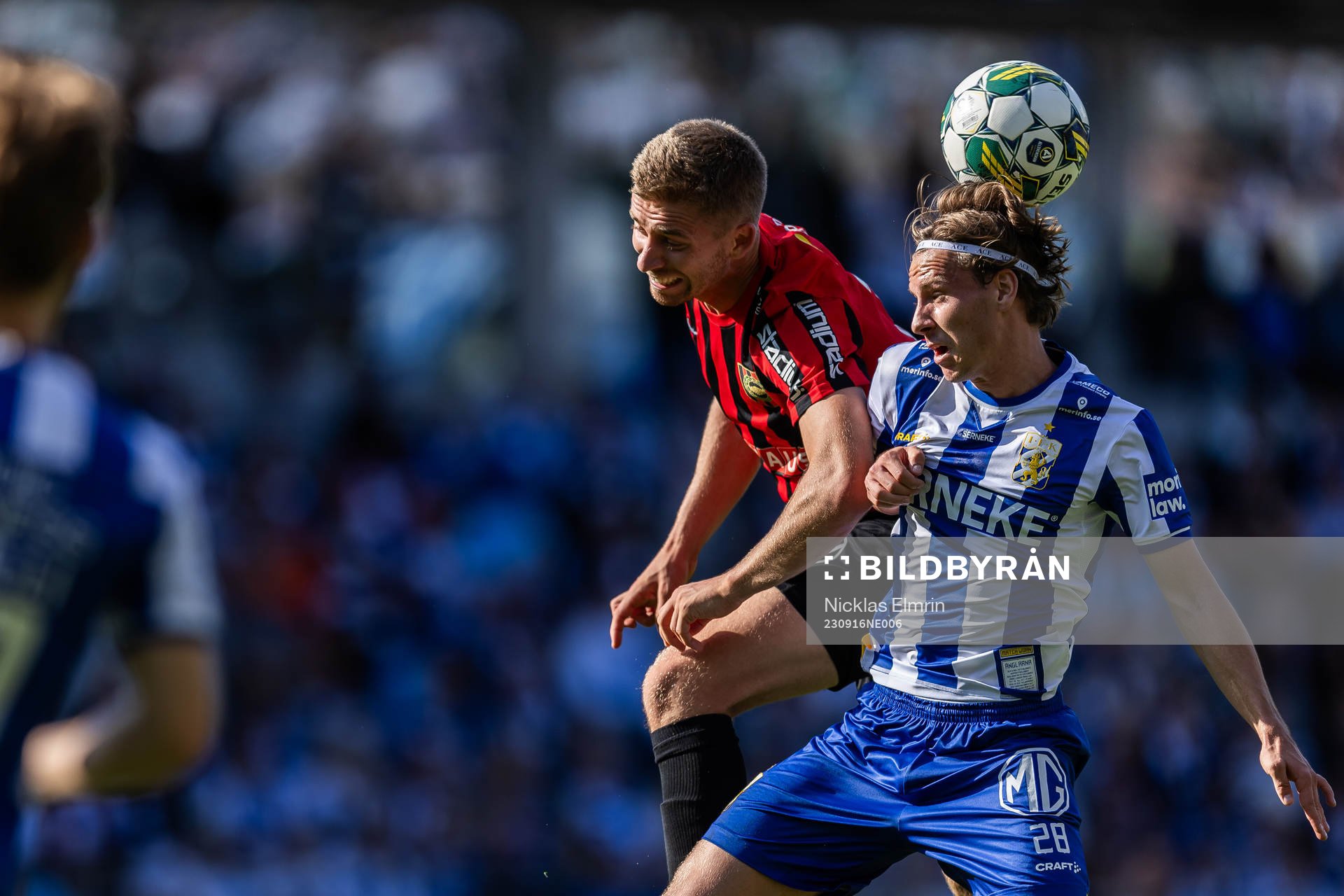 Brommapojkarnas Alexander Jensen och IFK Göteborgs Lucas