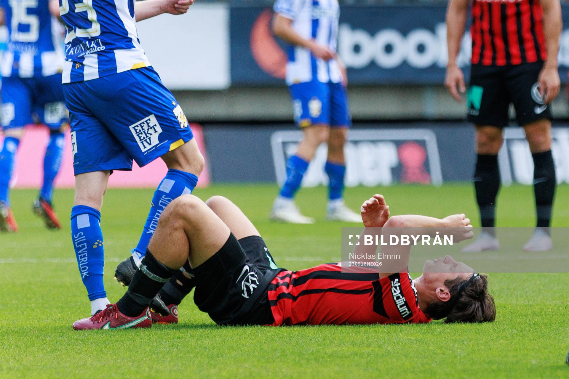 Brommapojkarnas Kevin Ackermann deppar