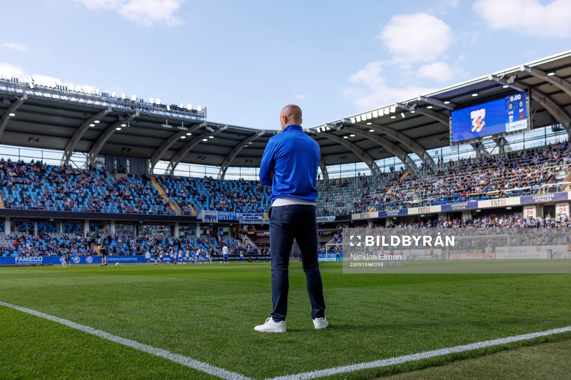 IFK Göteborgs tränare Jens Berthel Askou  fotbollsmatchen