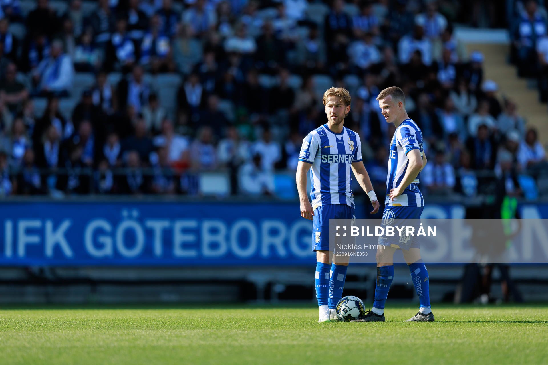 IFK Göteborgs Arbnor Mucolli och Kolbeinn Thordarson