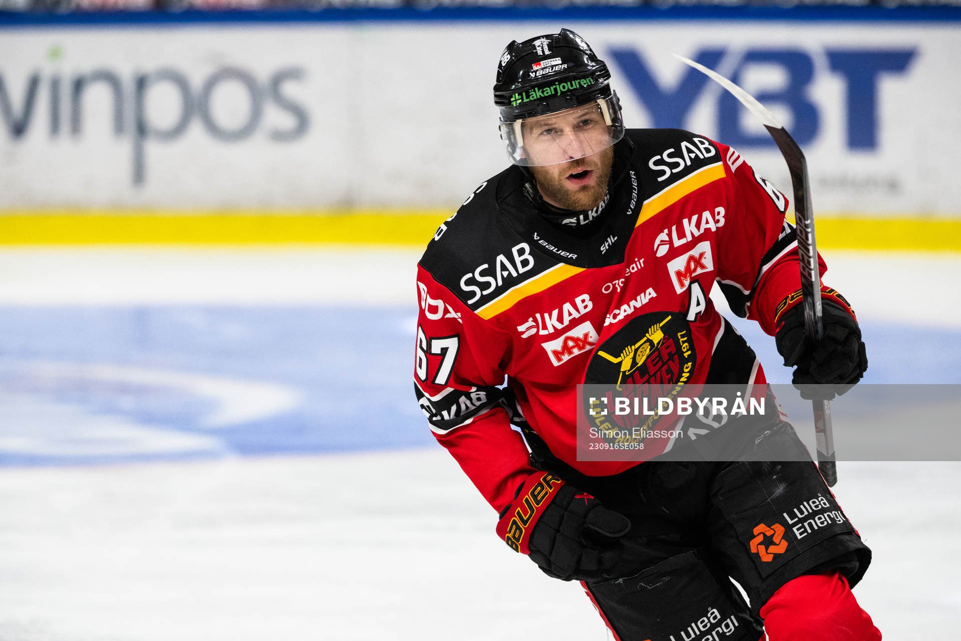 Luleås Linus Omark jublar
