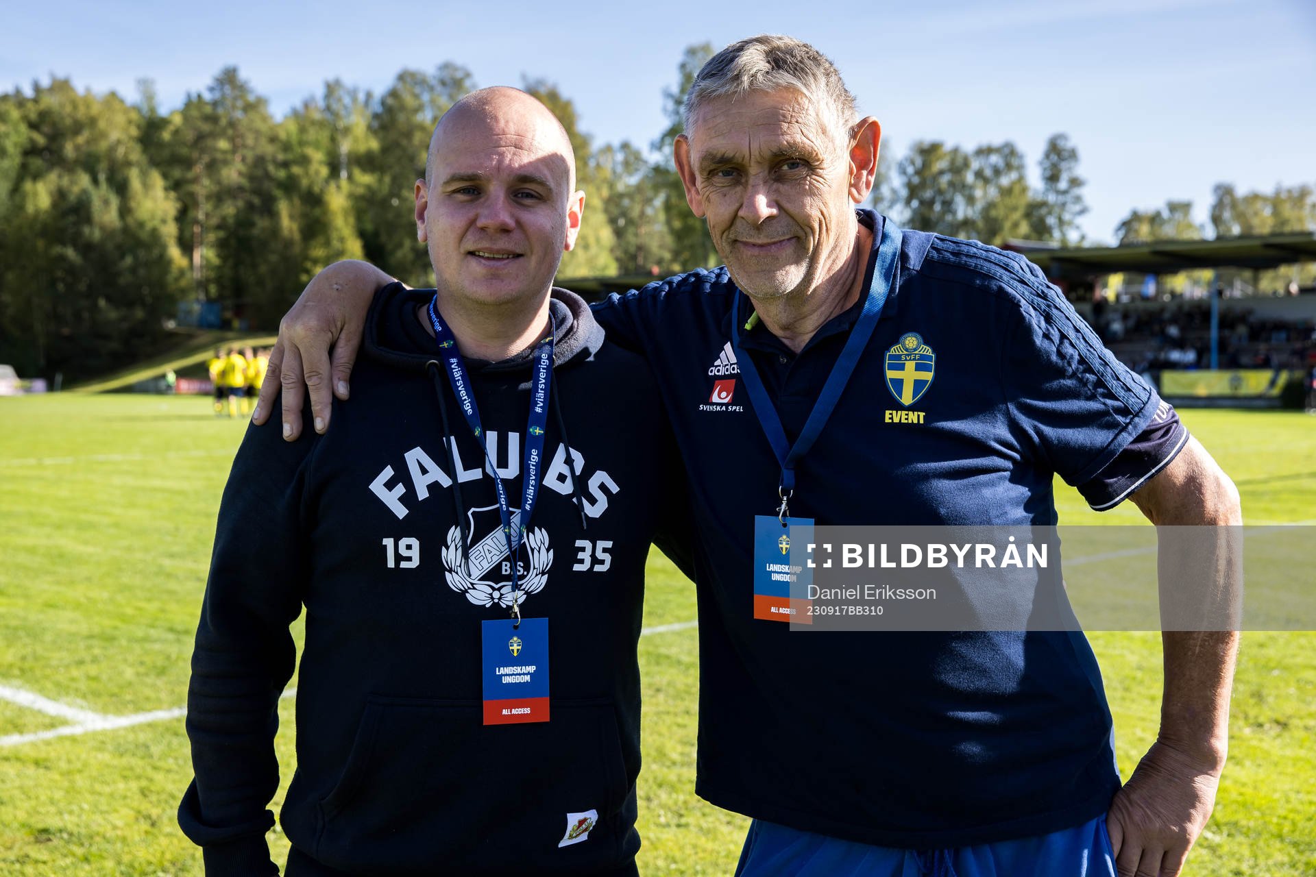 Johan Gustavsson Falu BS och Yngve Segerberg Korsnäs IF