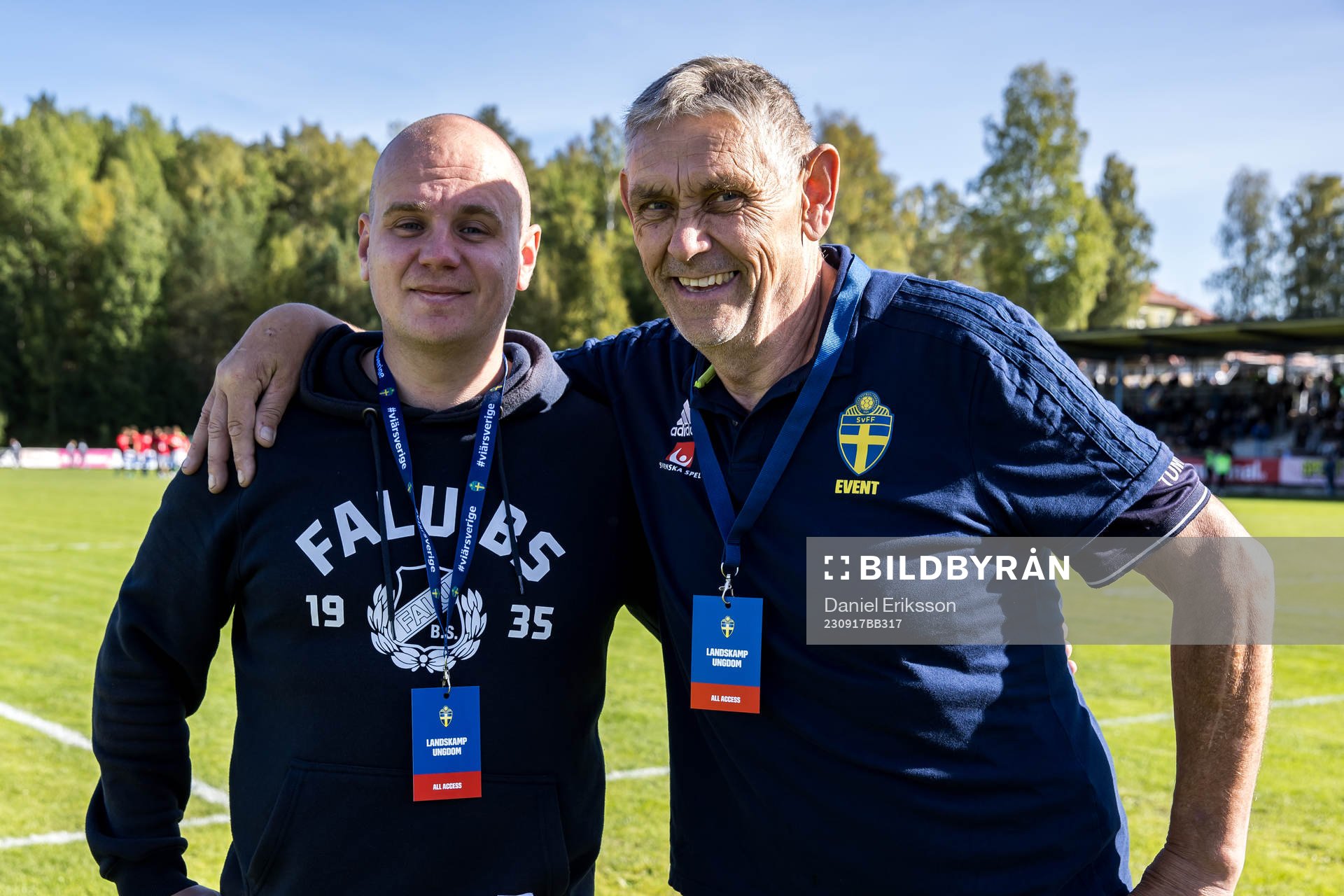 Johan Gustavsson Falu BS och Yngve Segerberg Korsnäs IF