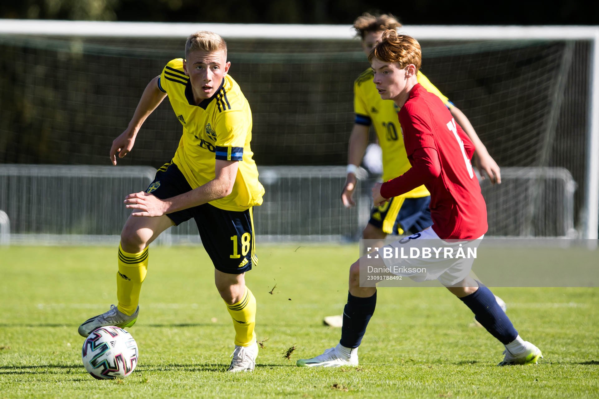 Sveriges Benjamin Brantlind och Norges Henrik Haraldsen