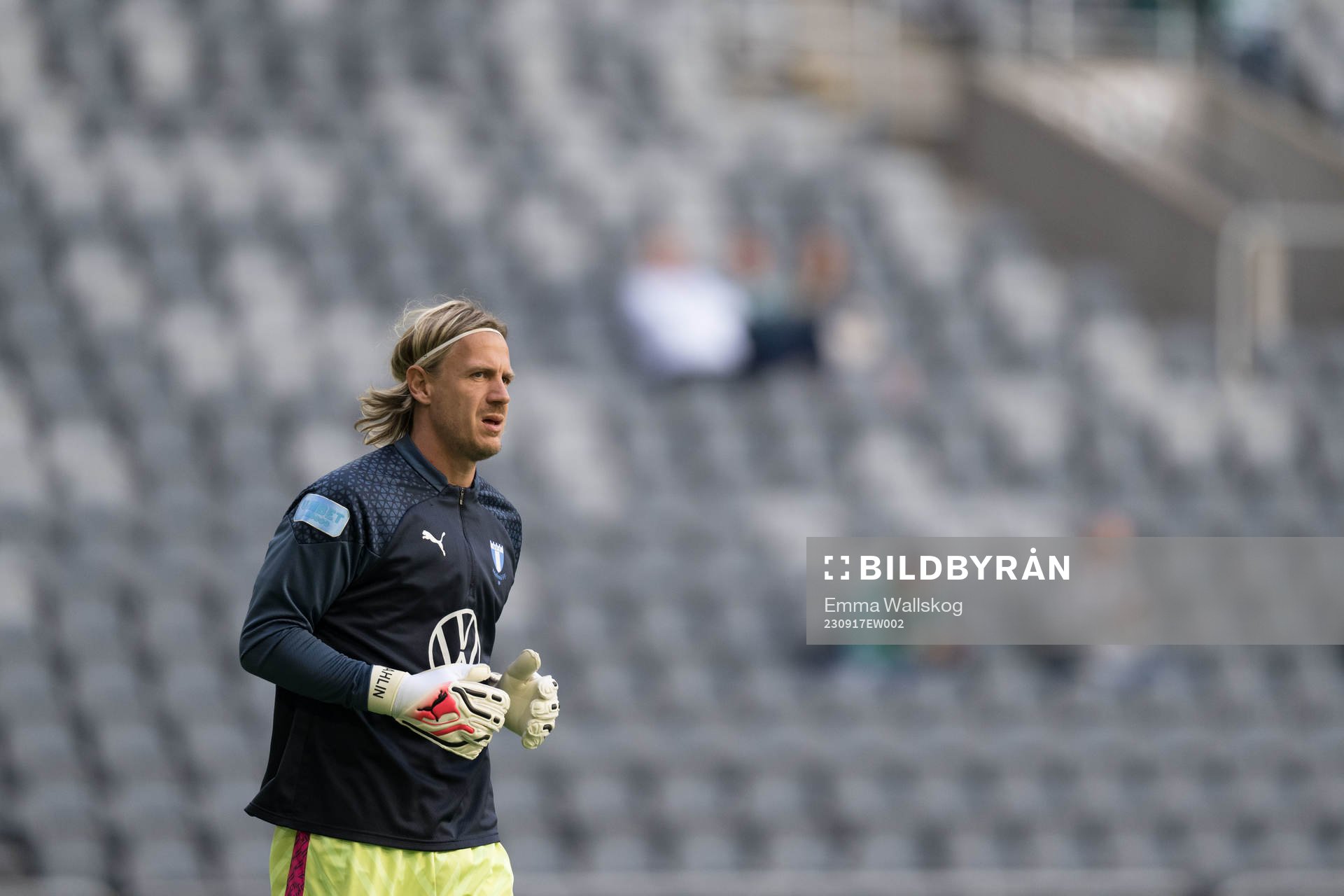 Malmö FFs målvakt Johan Dahlin