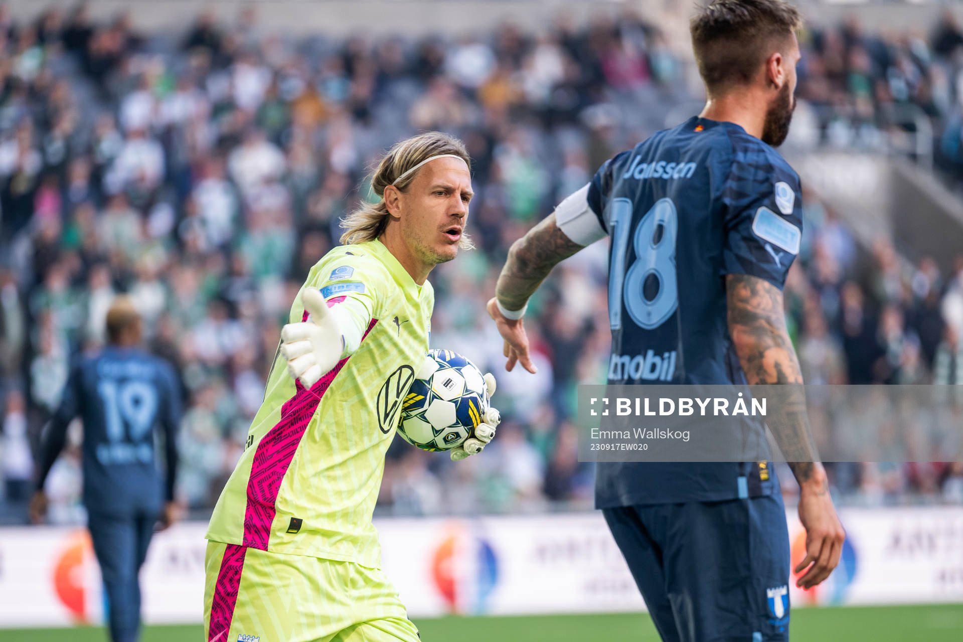 Malmö FFs Johan Dahlin och Pontus Jansson