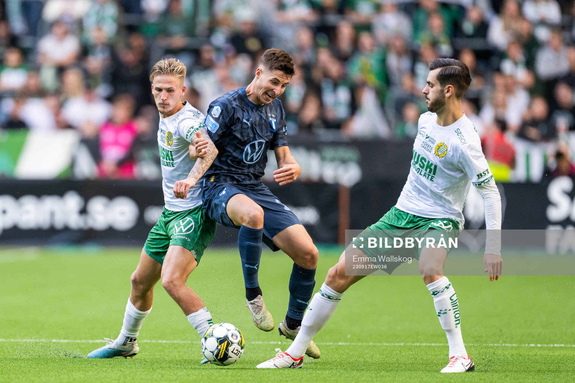 Hammarbys Fredrik Hammar och Adi Nalic