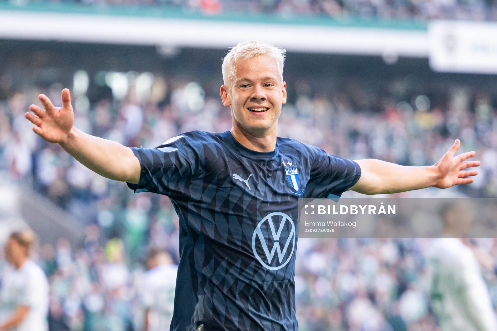 Malmö FFs Otto Rosengren jublar