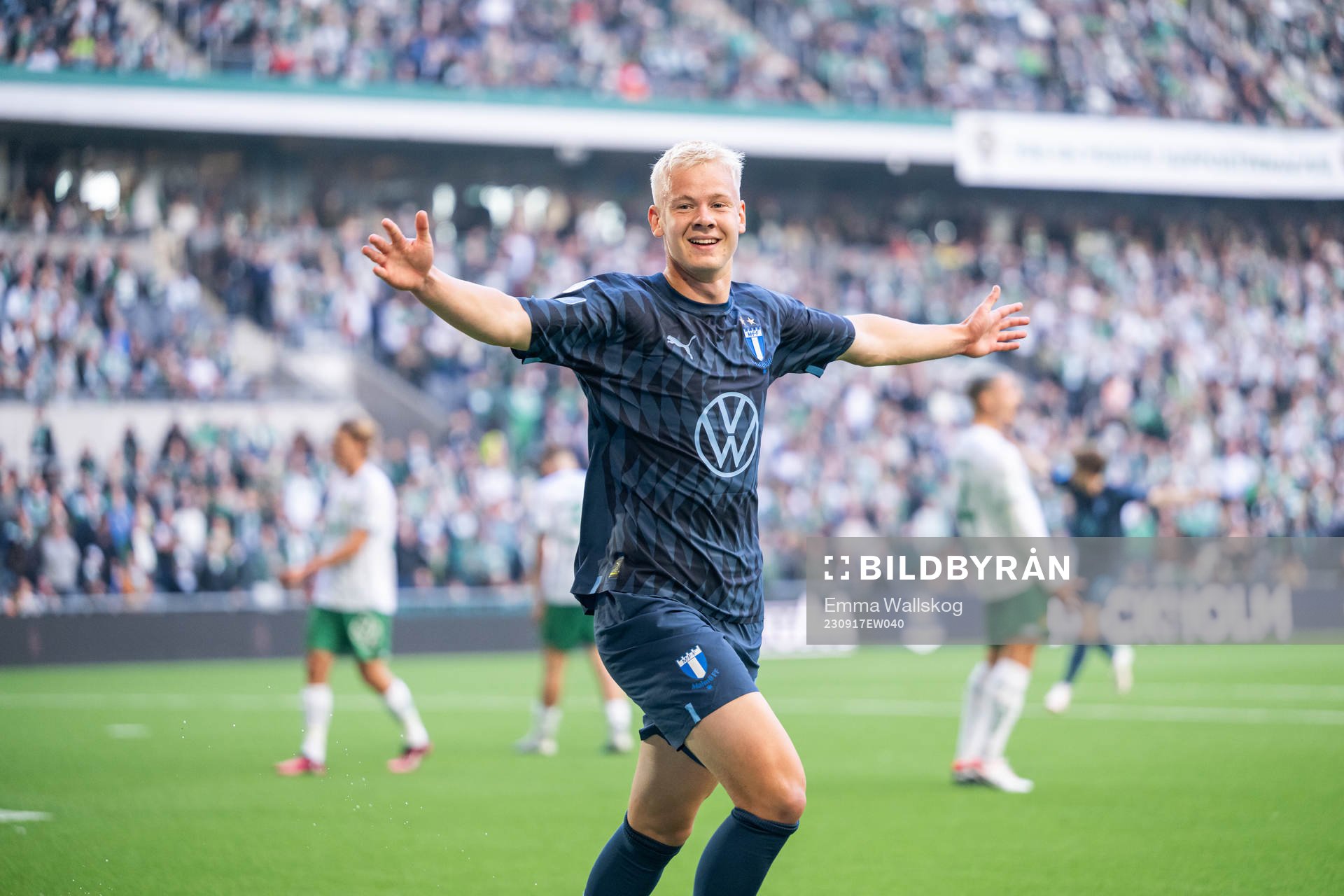 Malmö FFs Otto Rosengren jublar