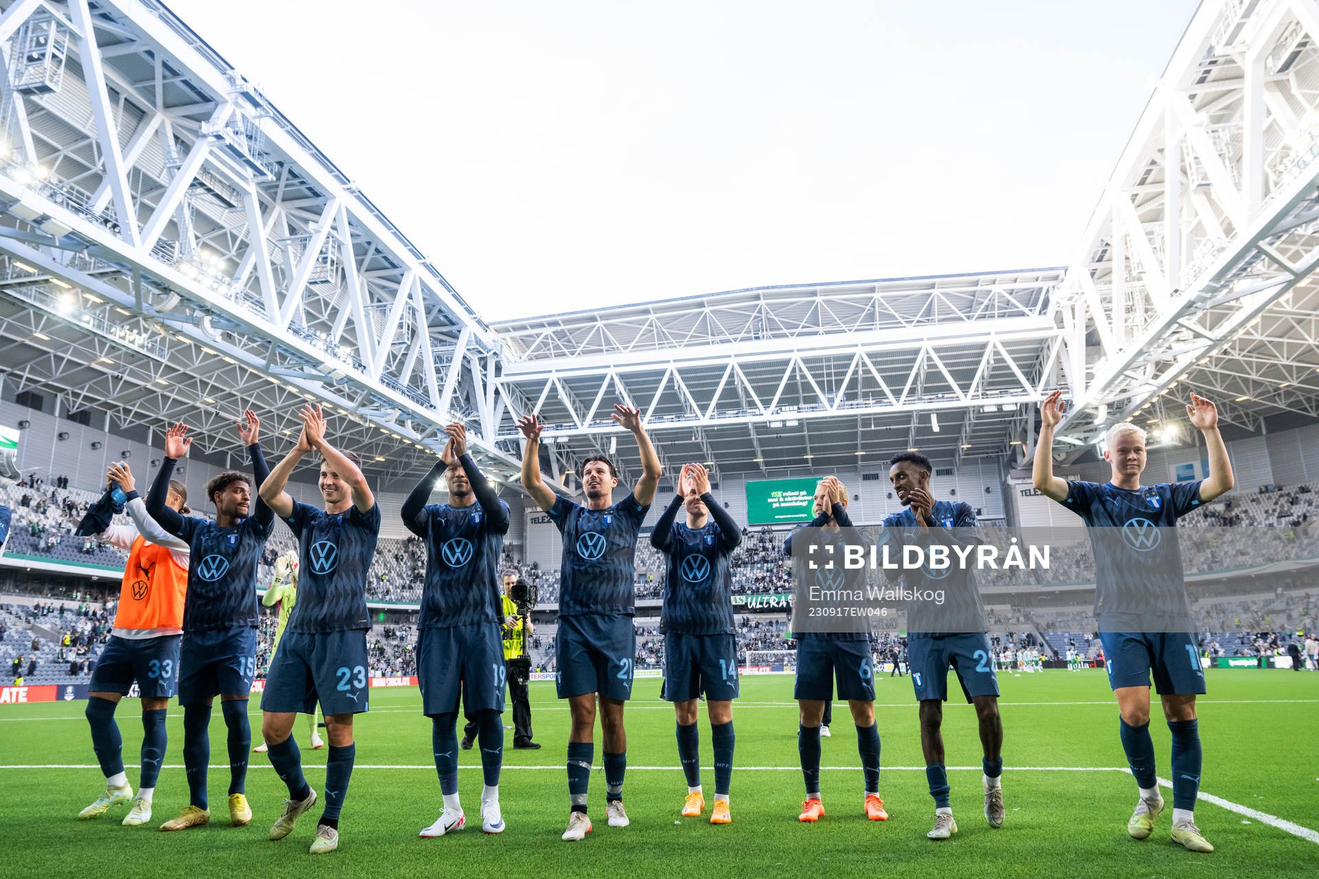 Malmö FFs spelare jublar