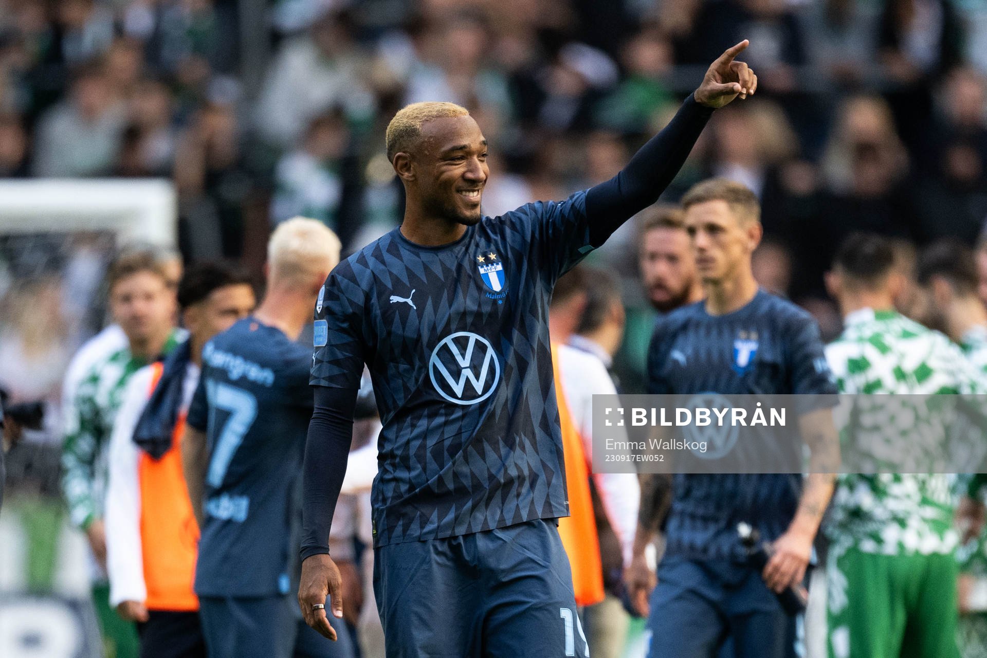 Malmö FFs Derek Cornelius jublar