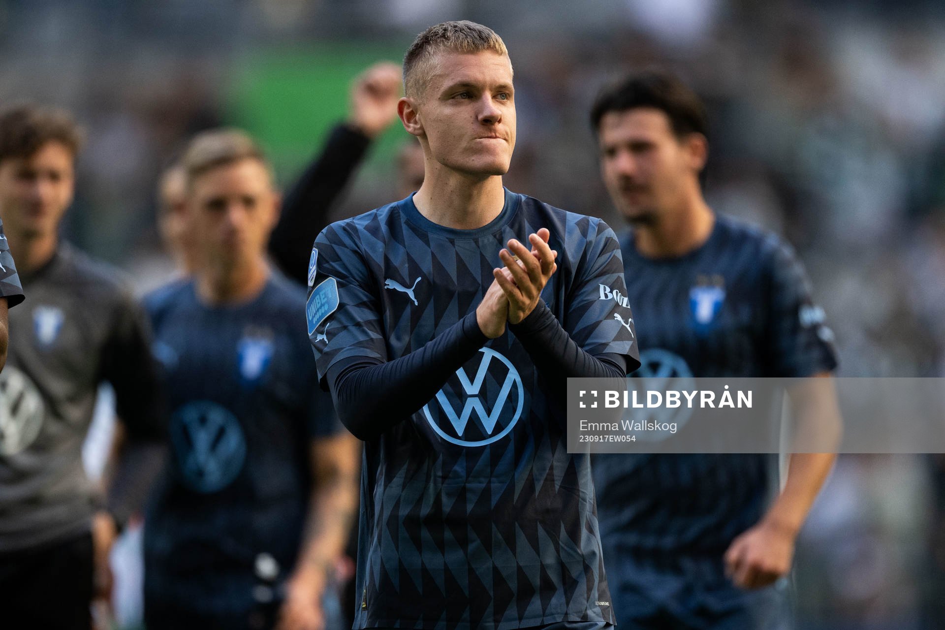 Malmö FFs Sebastian Jörgensen jublar