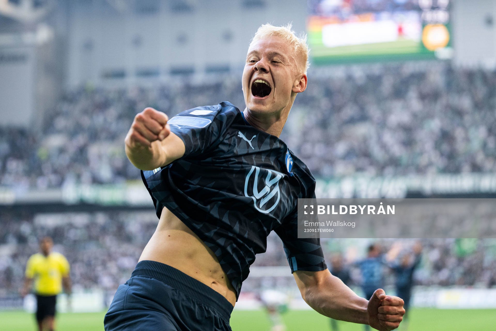 Malmö FFs Otto Rosengren jublar