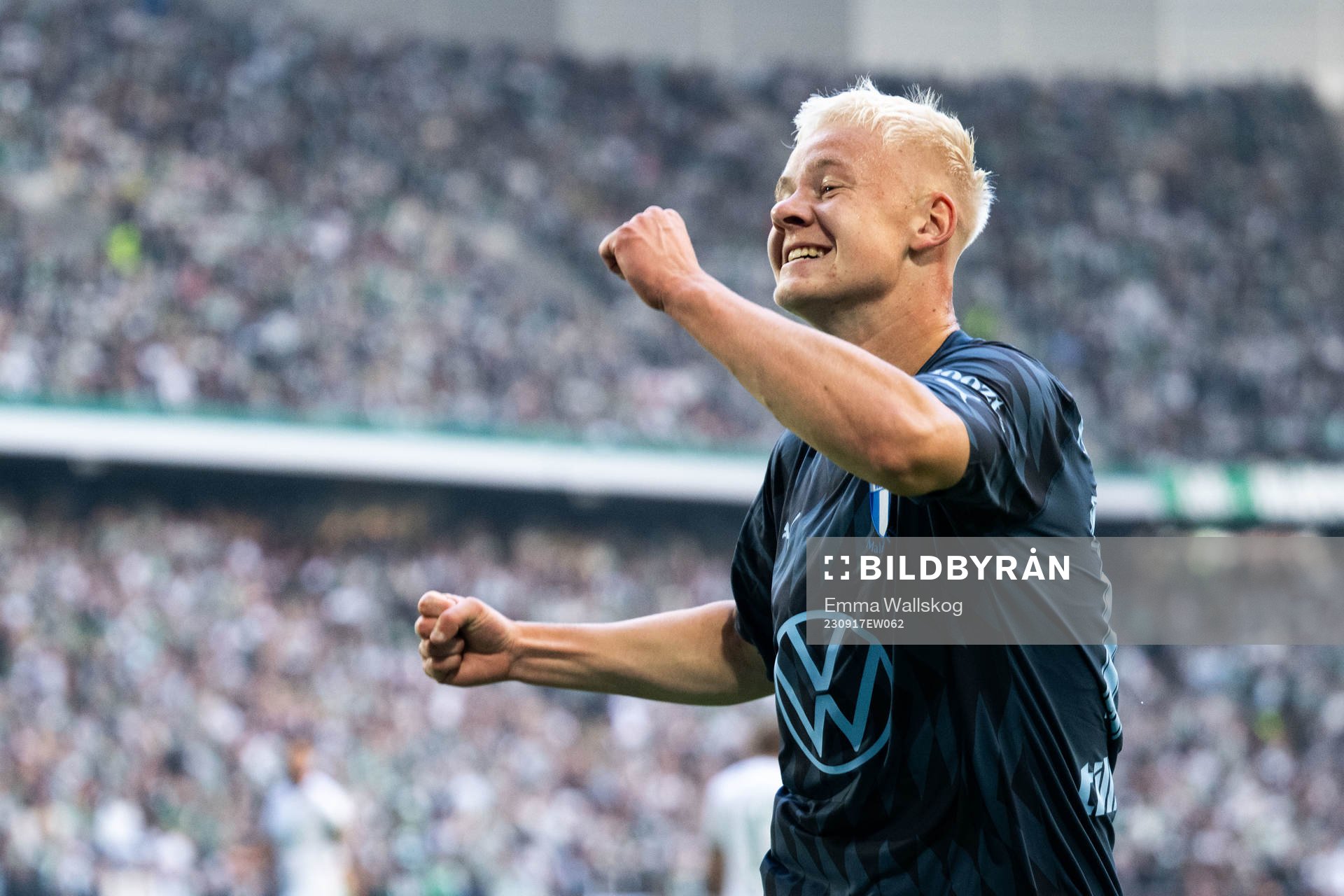 Malmö FFs Otto Rosengren jublar