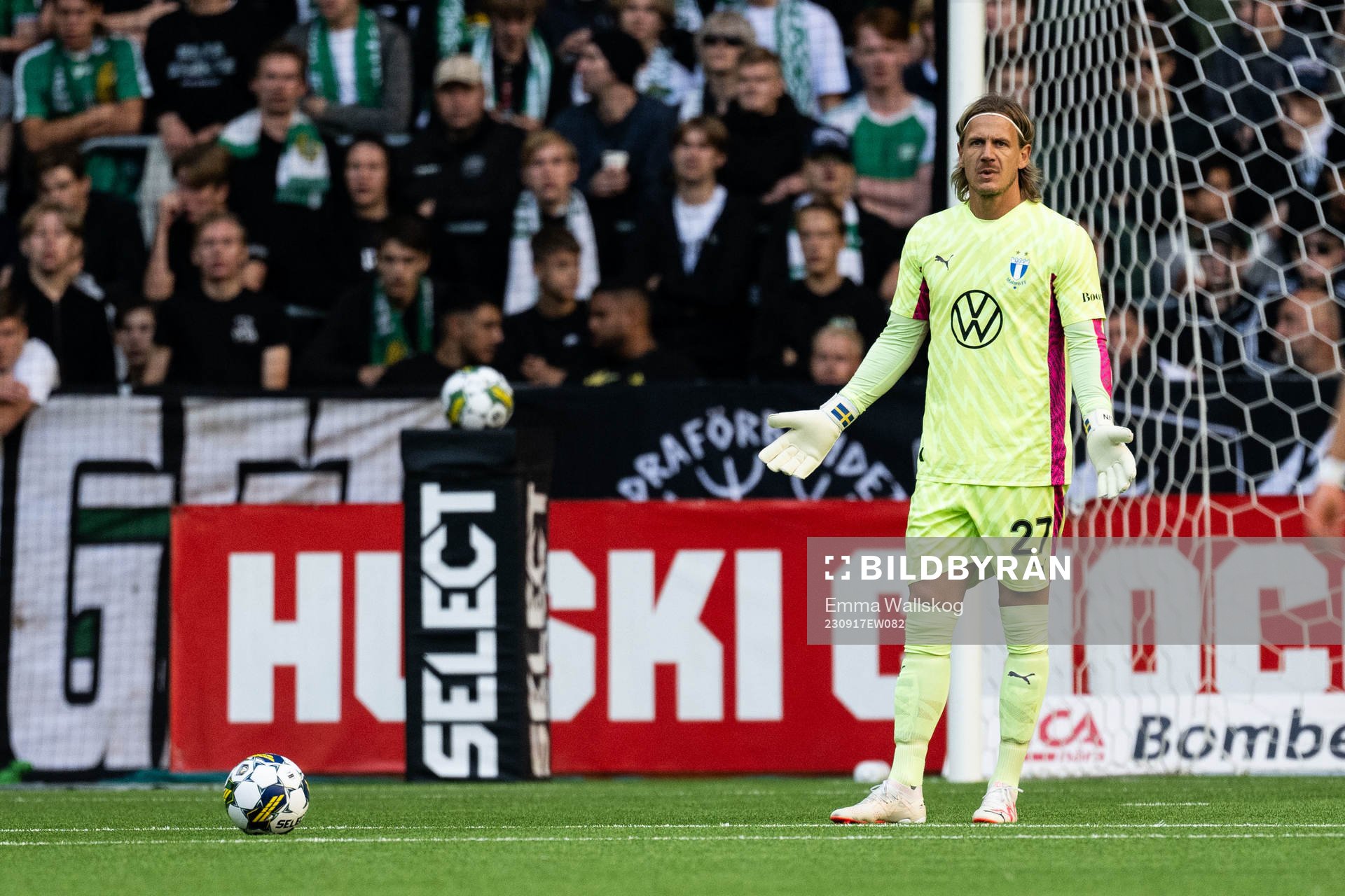 Malmö FFs målvakt Johan Dahlin