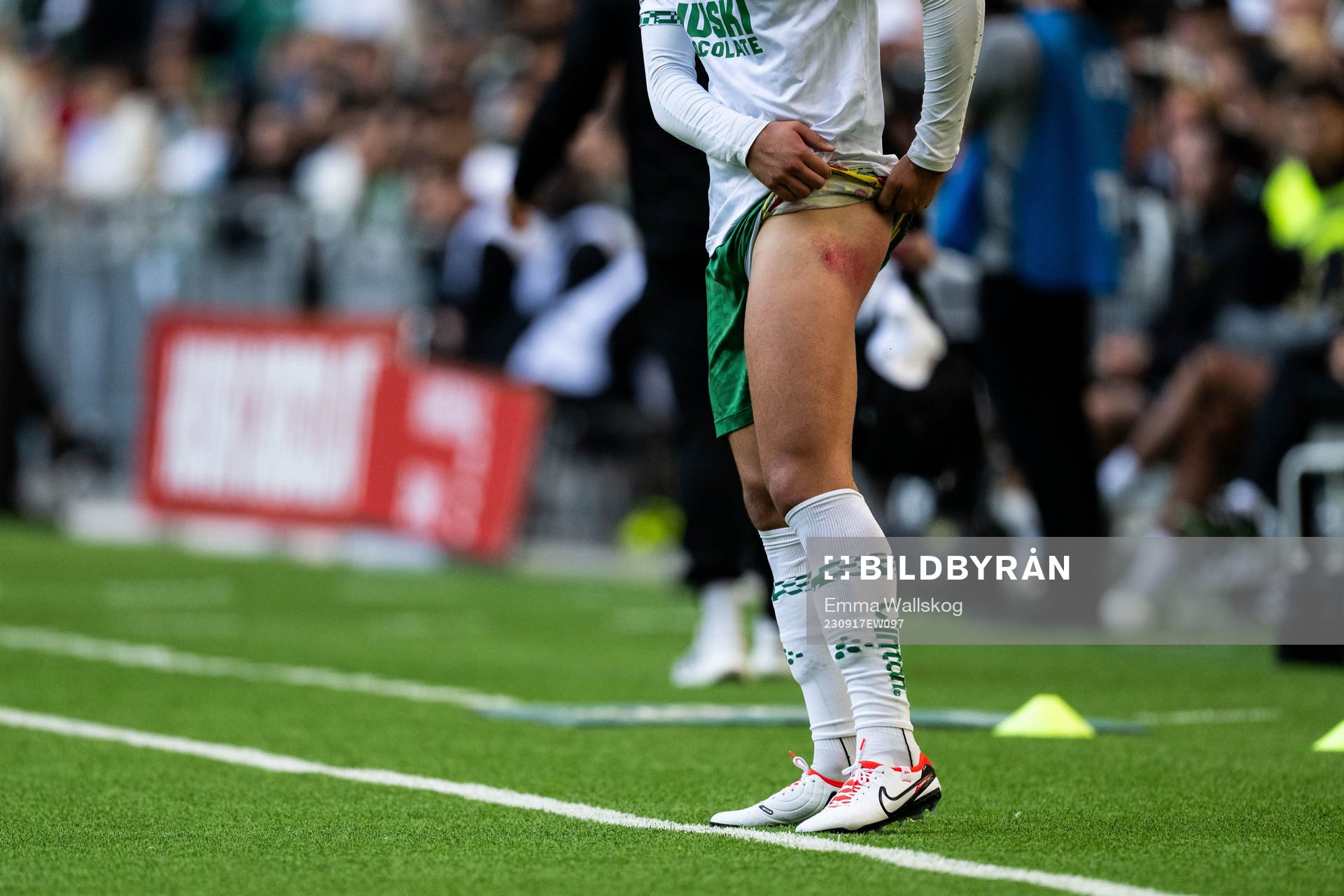 Hammarbys Edvin Kurtulus har ont