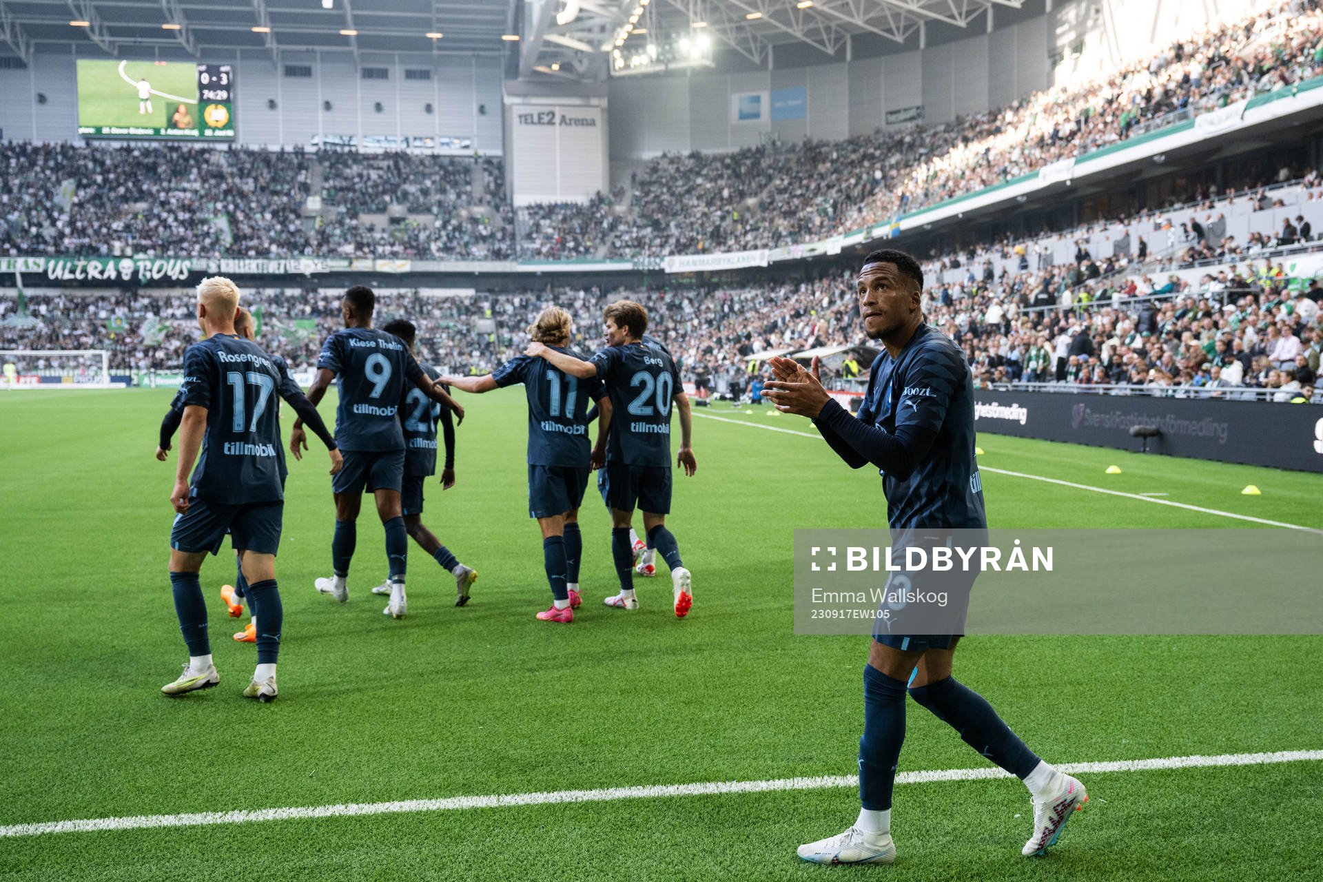 Malmö FFs Martin Olsson jublar