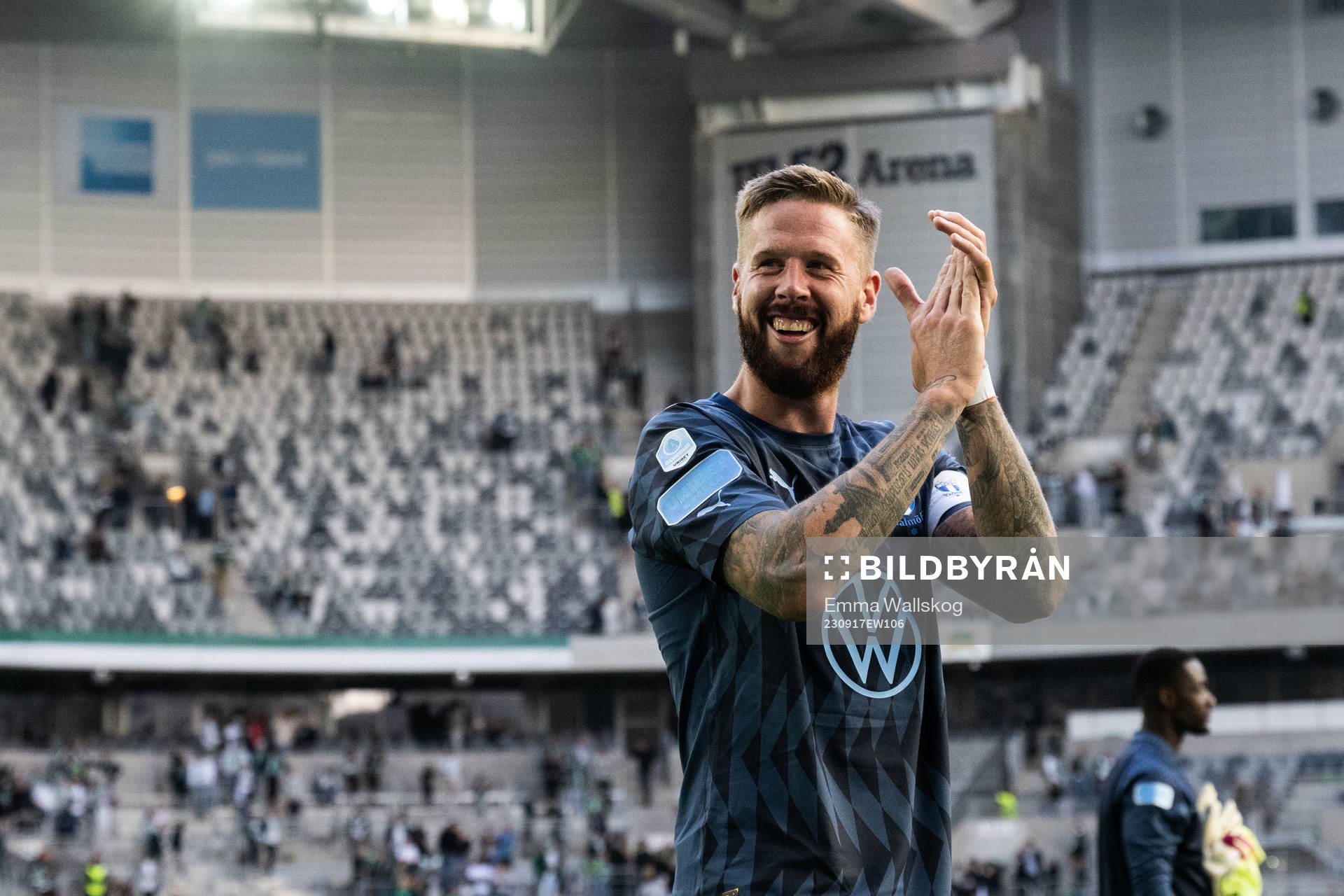 Malmö FFs Pontus Jansson jublar