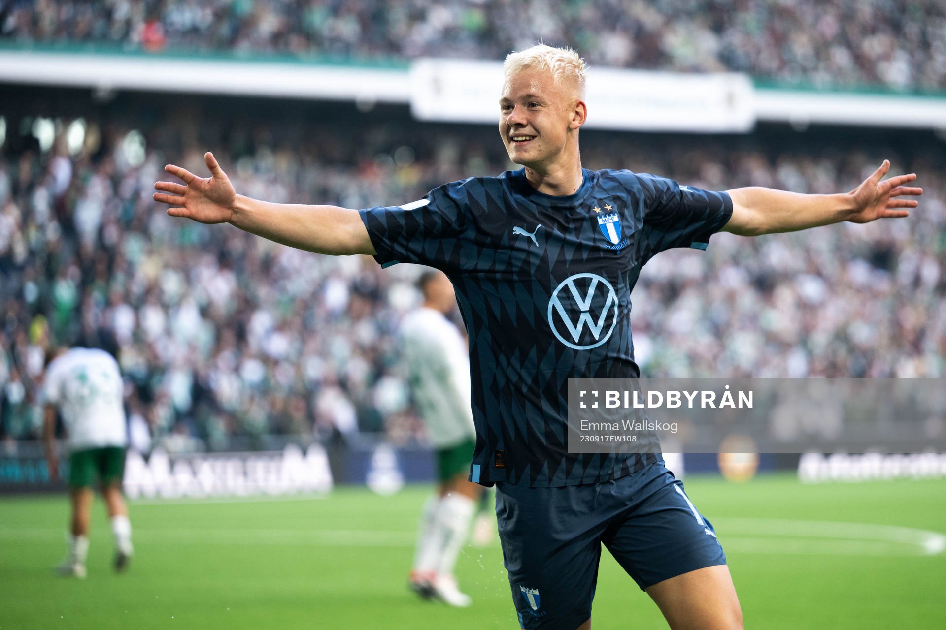Malmö FFs Otto Rosengren jublar
