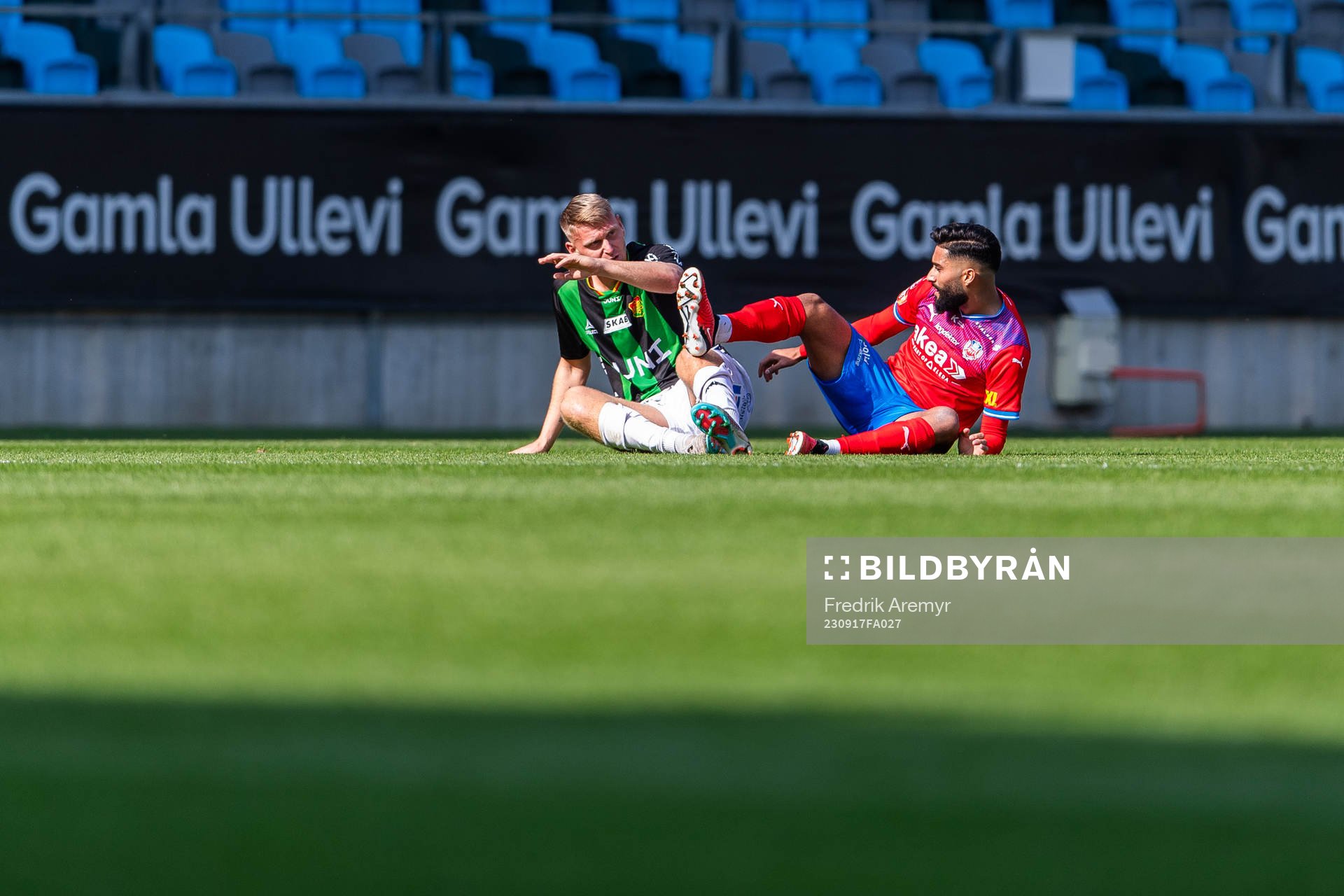 GAIS Joackim Åberg och Helsingborgs Amin Al-Hamawi