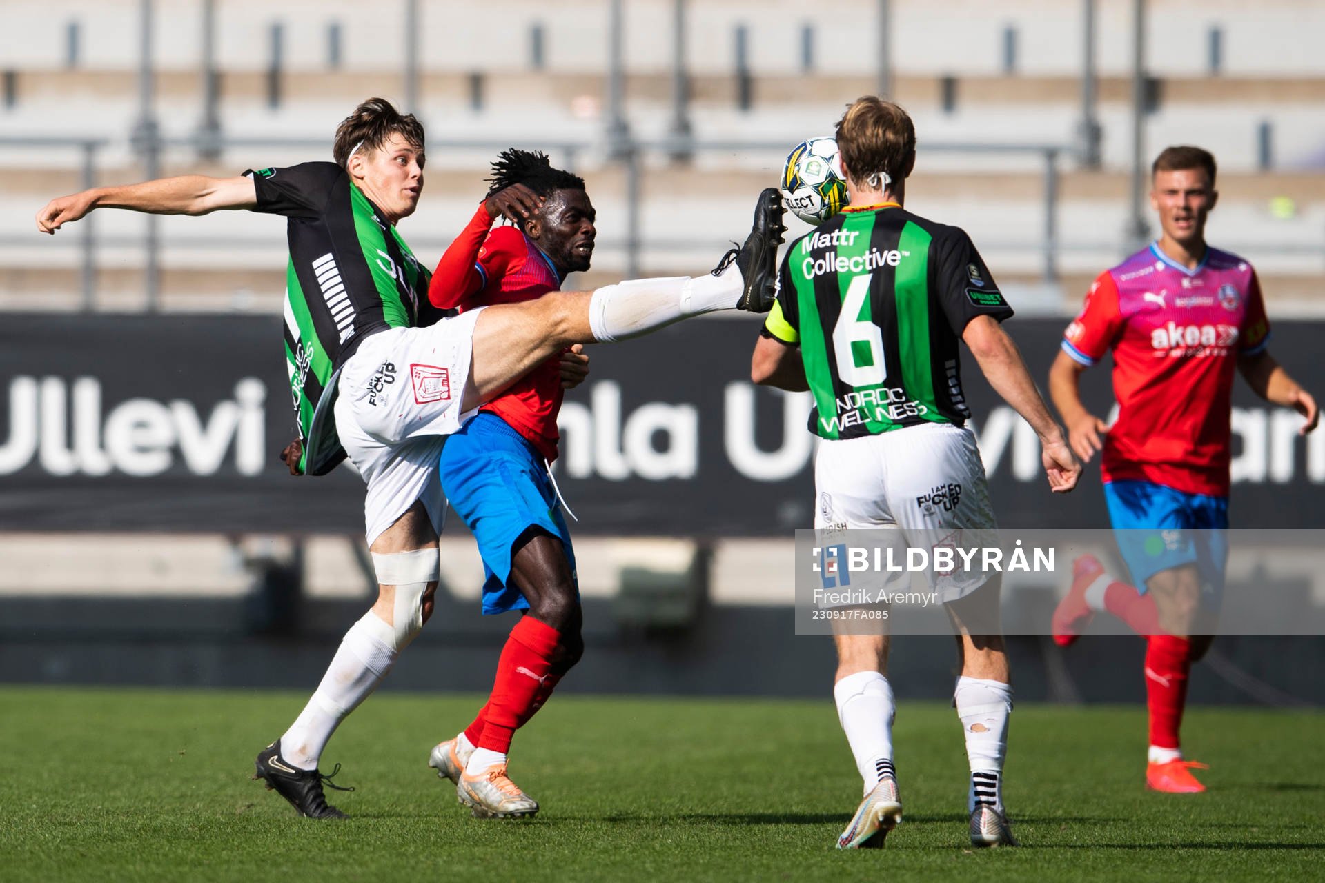 GAISs Axel Henriksson och Helsingborgs Benjamin Acquah