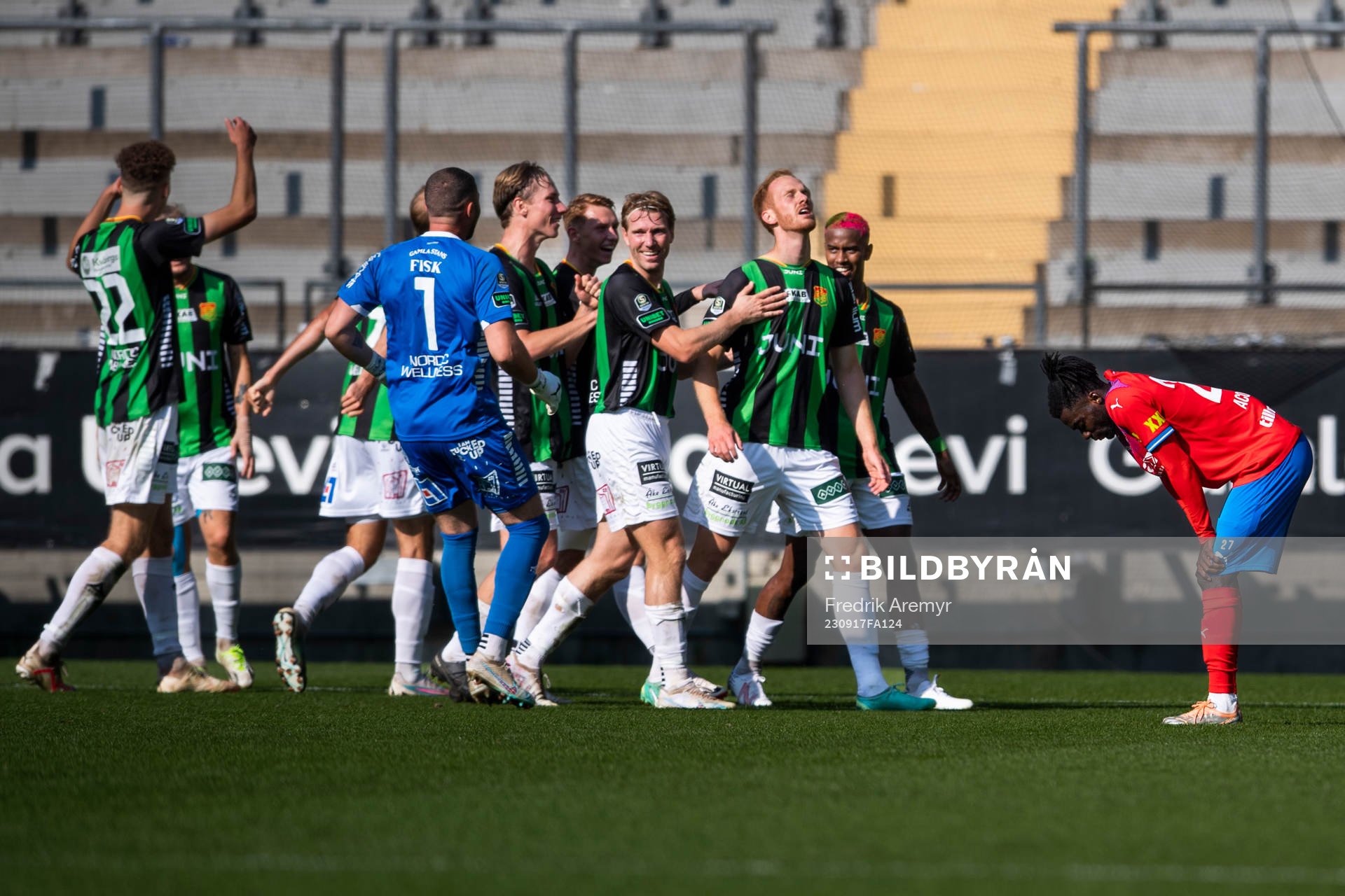GAIS spelare jublar