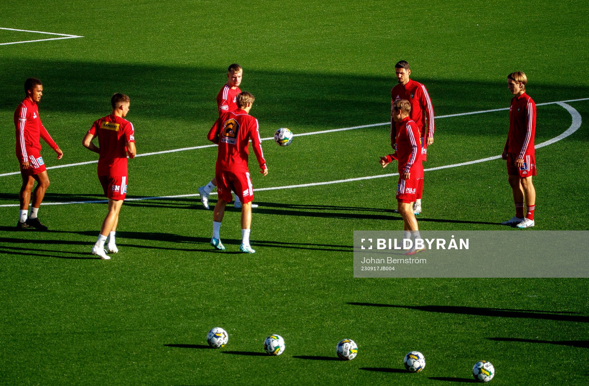 Skövde AIKs uppvärmning