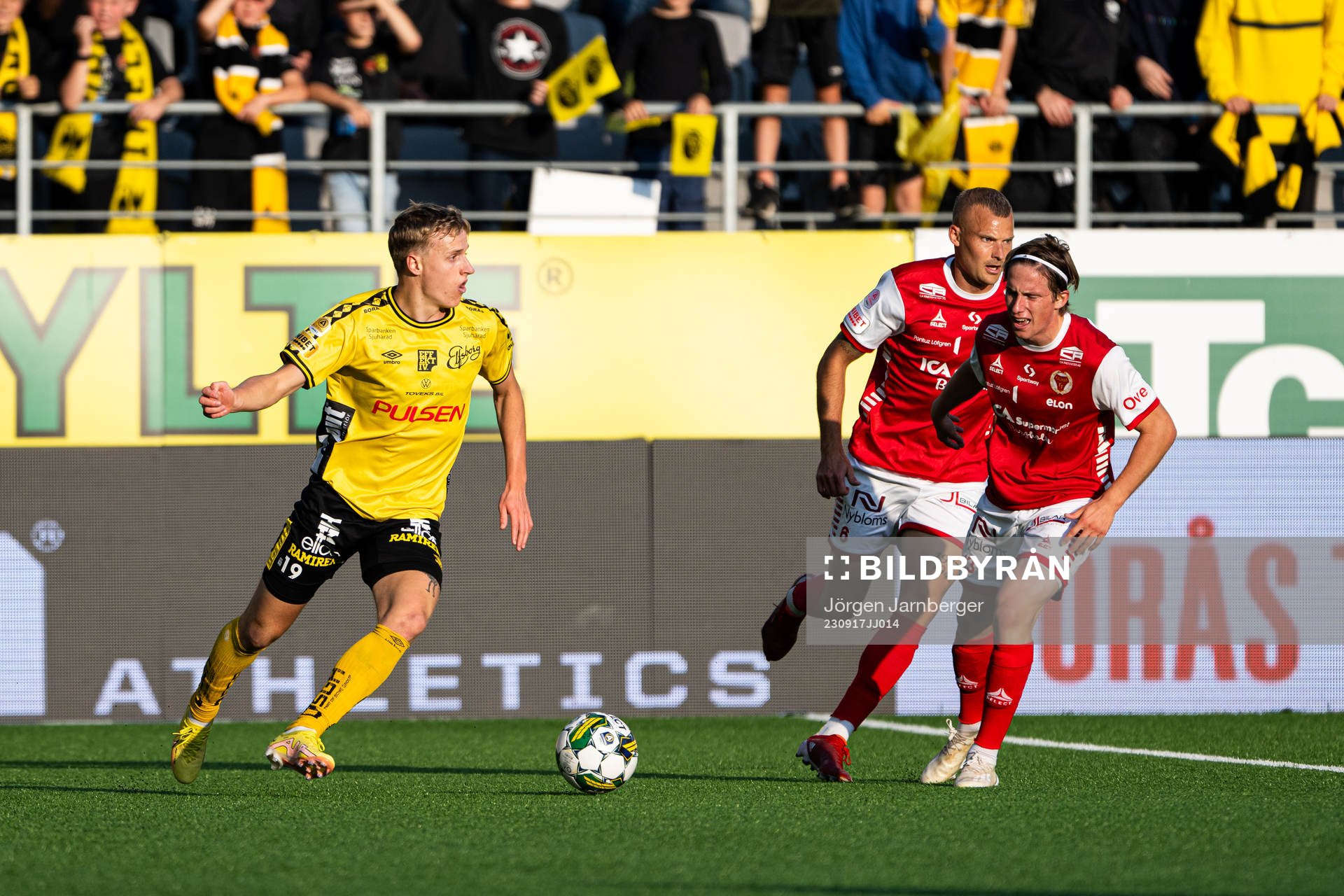Elfsborgs Jeppe Møldrup Okkels och Kalmars Johan Karlsson