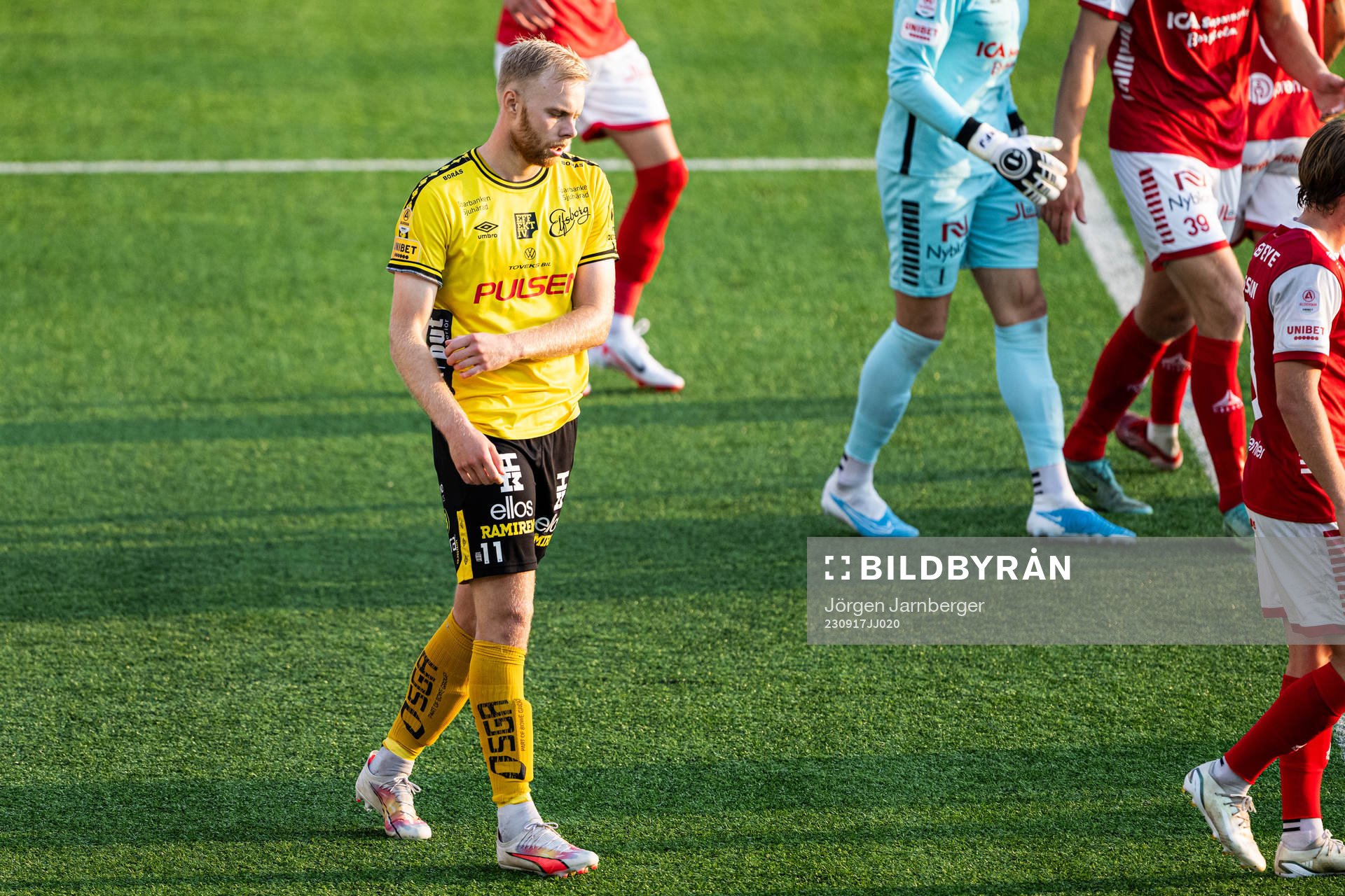 Elfsborgs Sveinn Guðjohnsen deppar