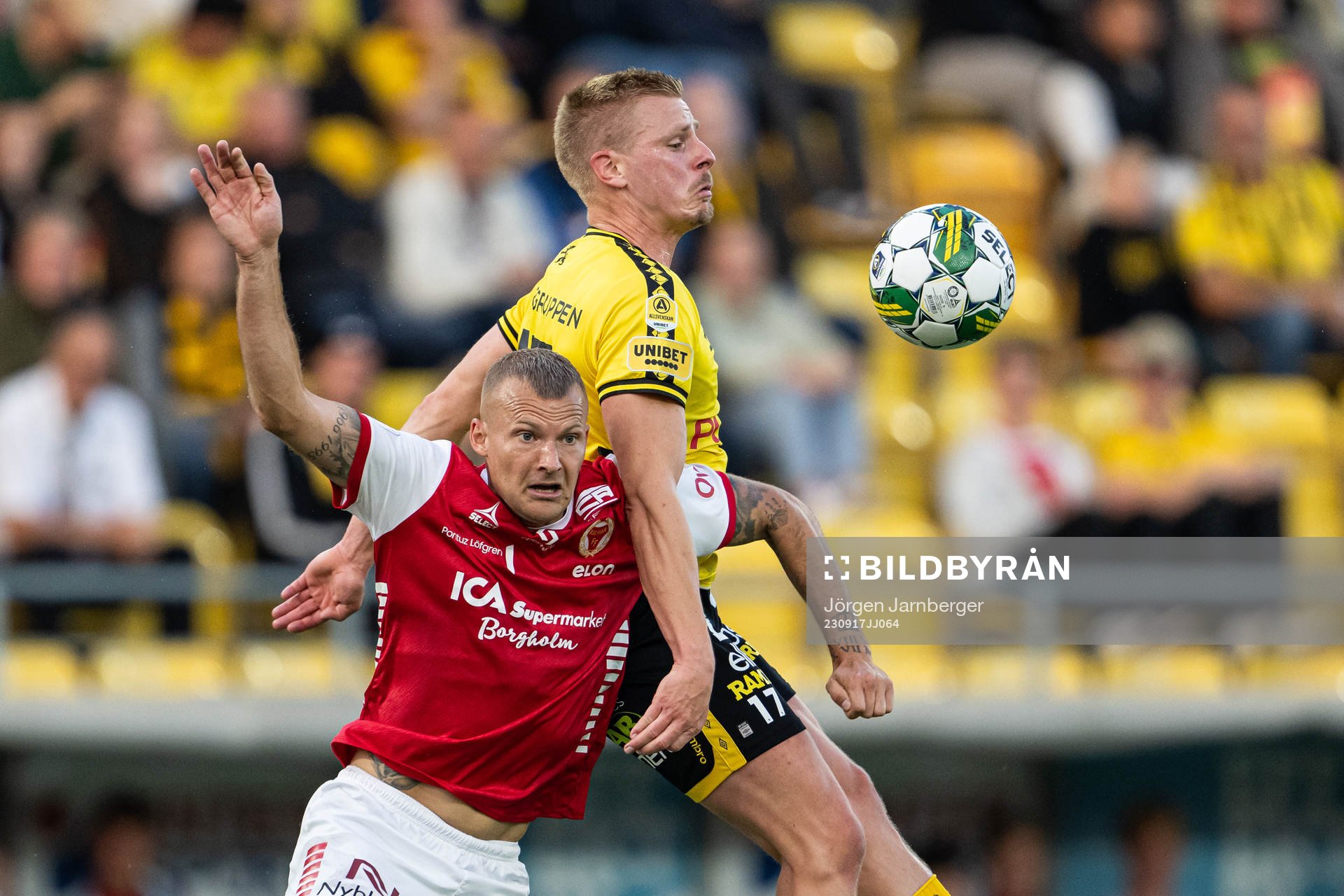 Kalmars Rasmus Sjöstedt och Elfsborgs Per Frick