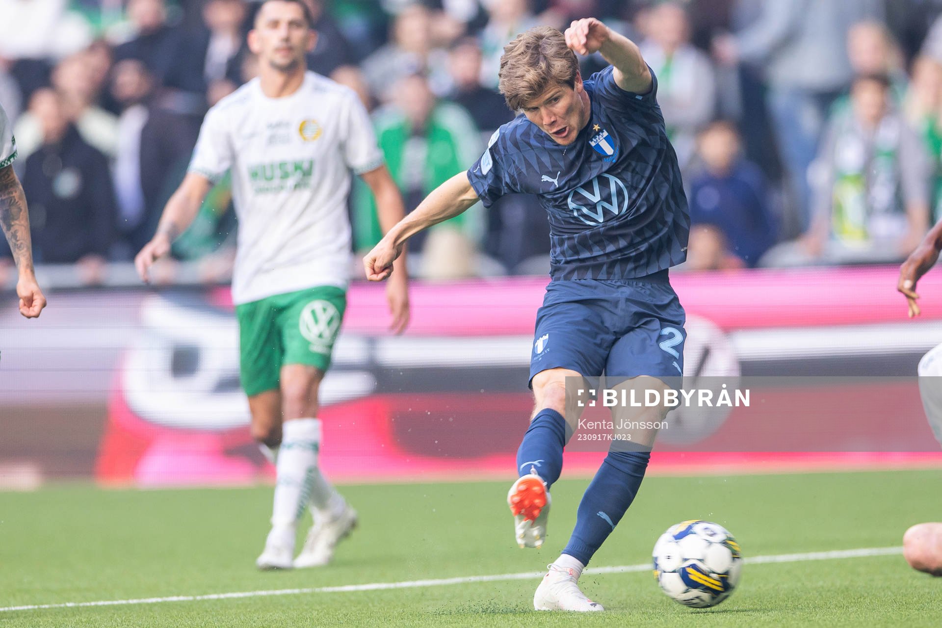 Malmö FFs Oliver Berg gör 0-1