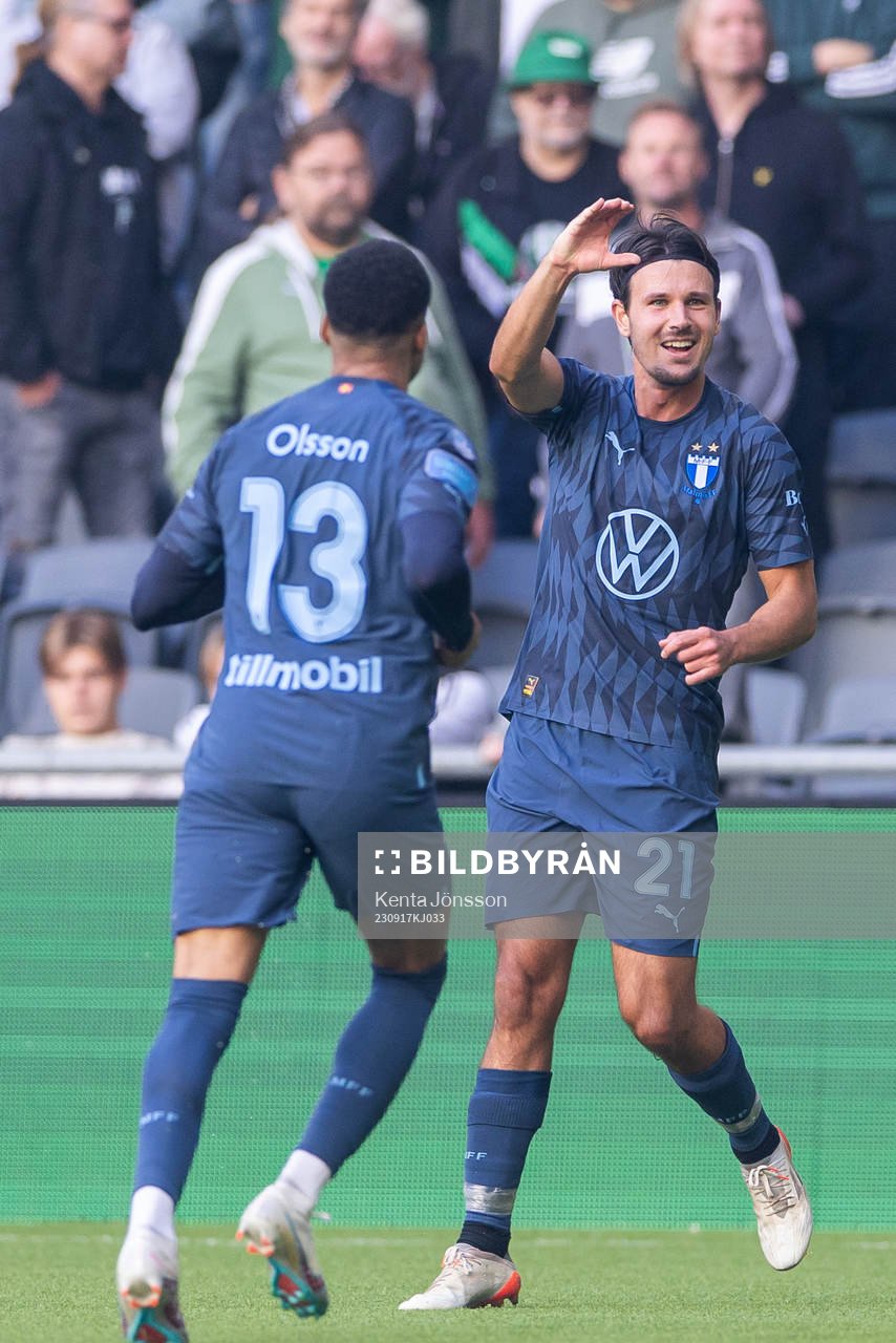 Malmö FFs Stefano Vecchia jublar