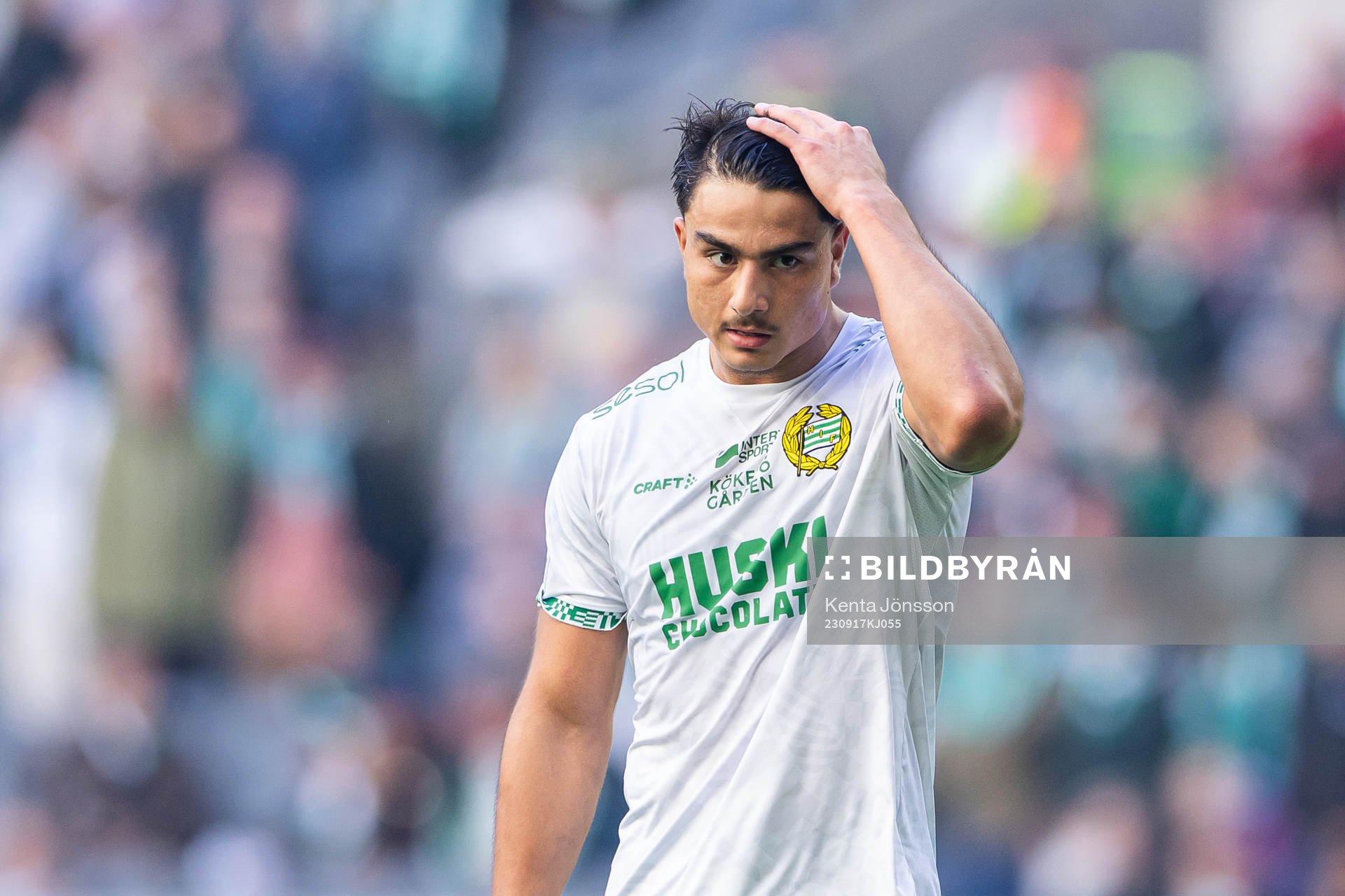 Hammarbys Jusef Erabi deppar
