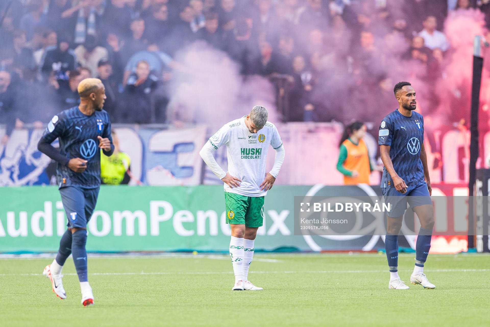 Hammarbys Edvin Kurtulus deppar