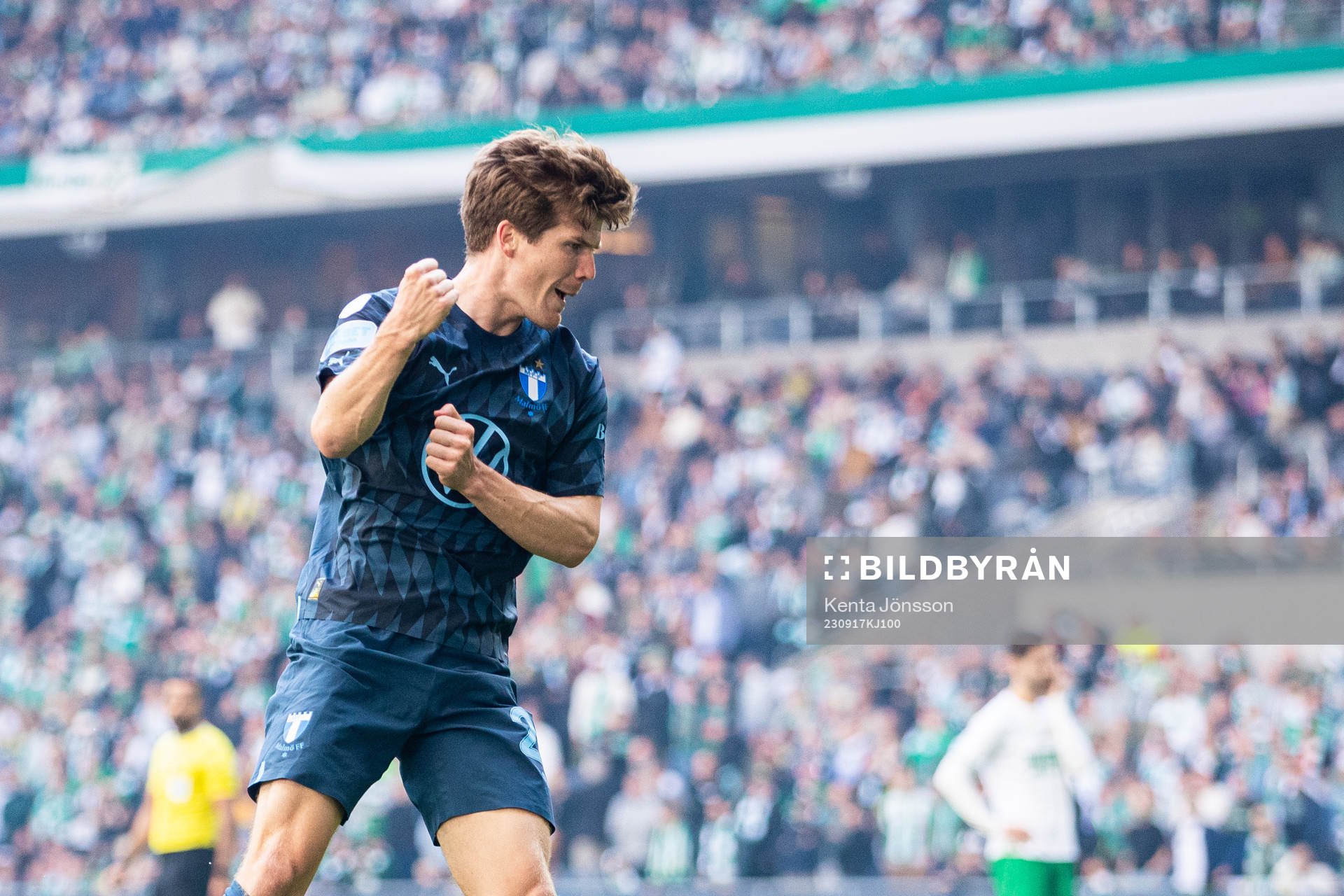 Malmö FFs Oliver Berg jublar