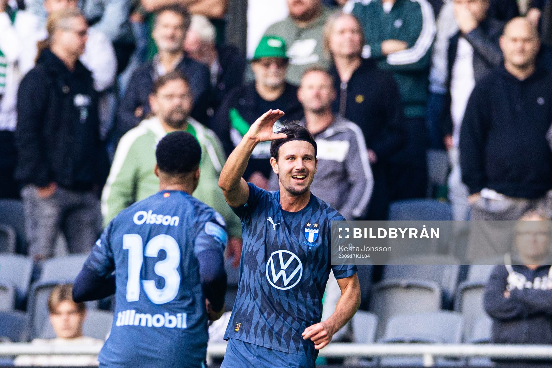 Malmö FFs Stefano Vecchia jublar