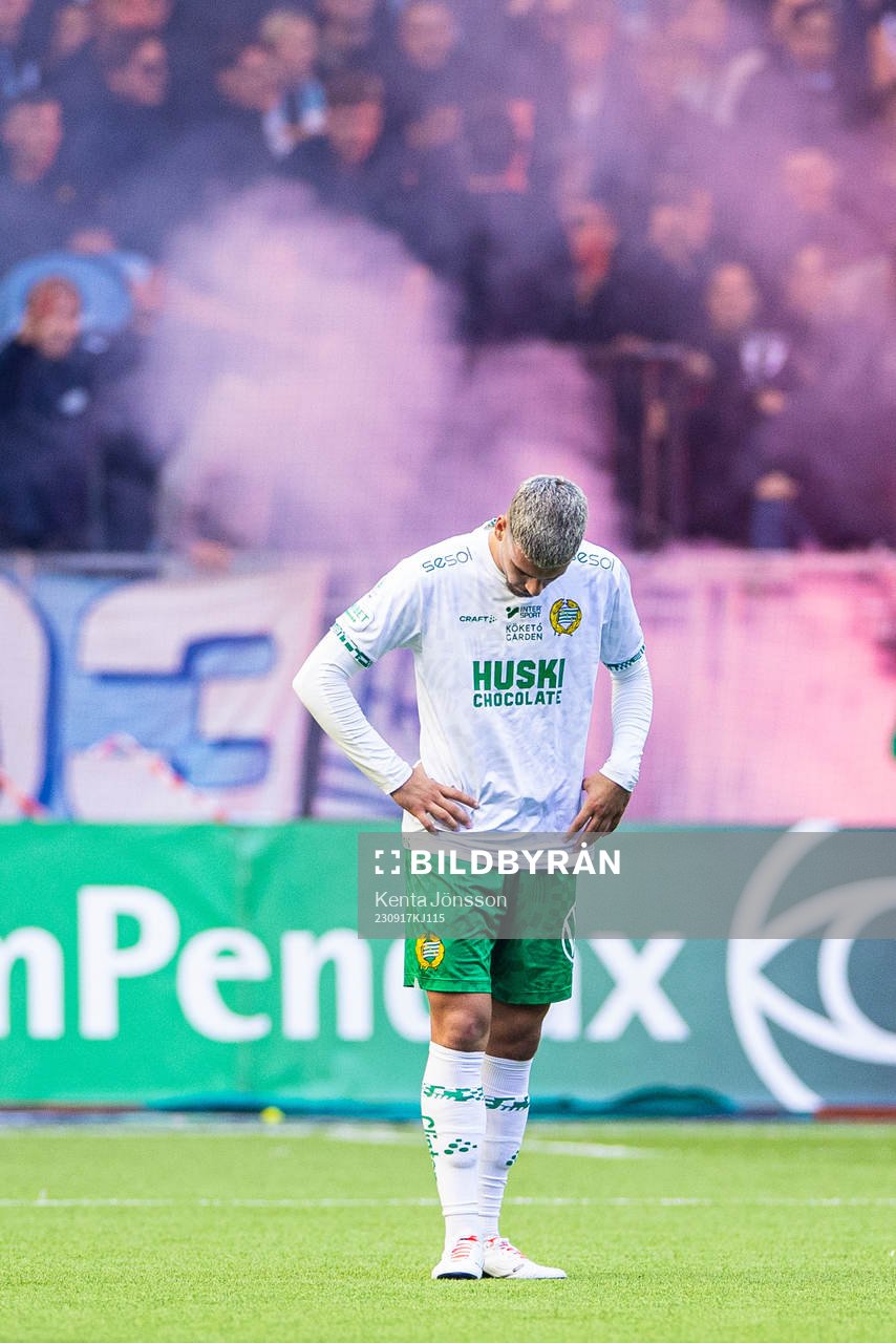 Hammarbys Edvin Kurtulus deppar