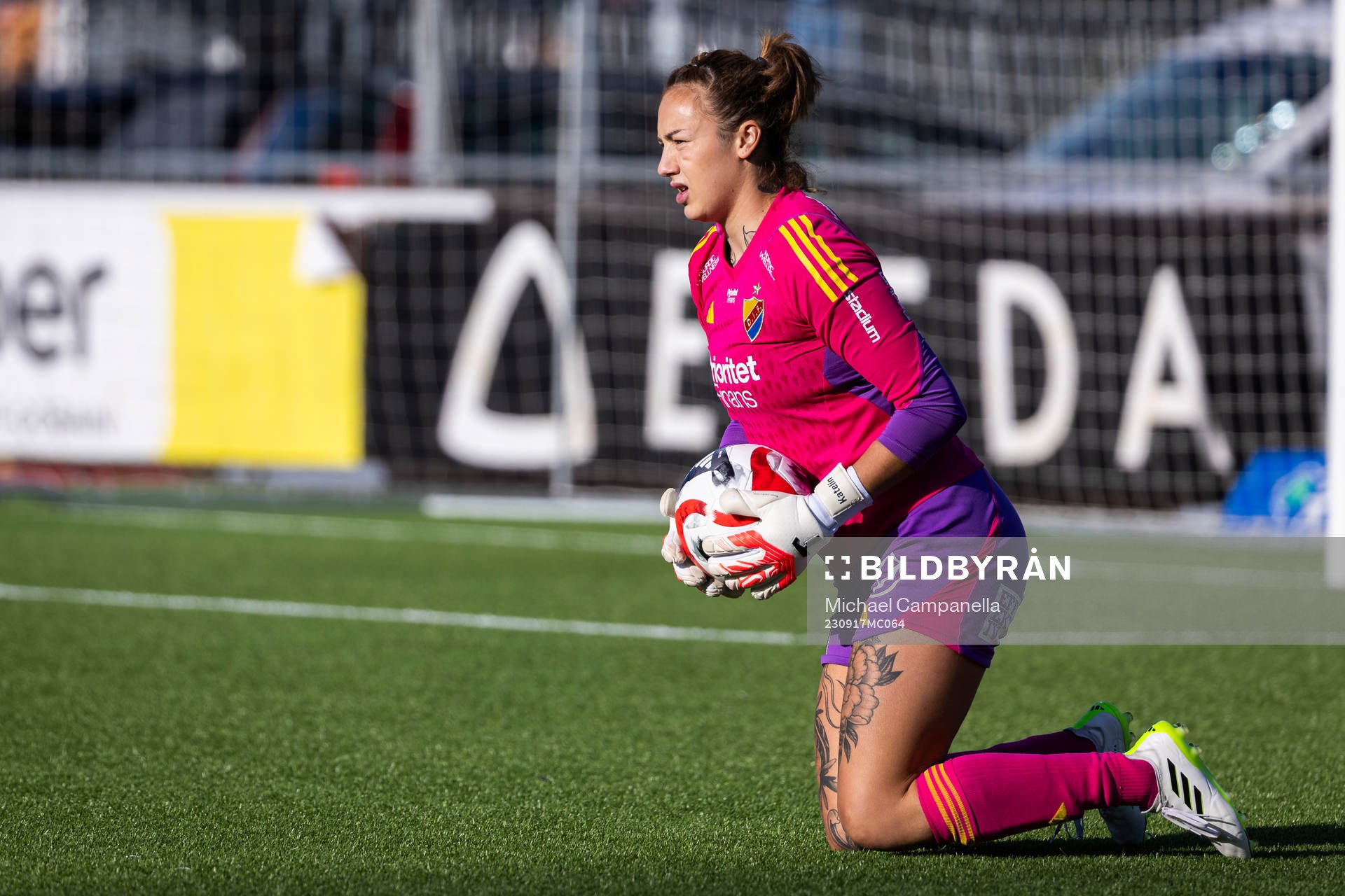 Djurgårdens målvakt Katelin Talbert