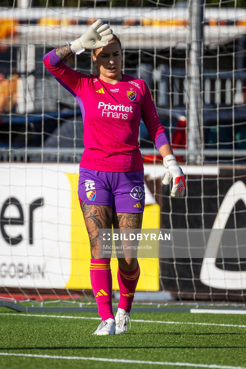 Djurgårdens målvakt Katelin Talbert