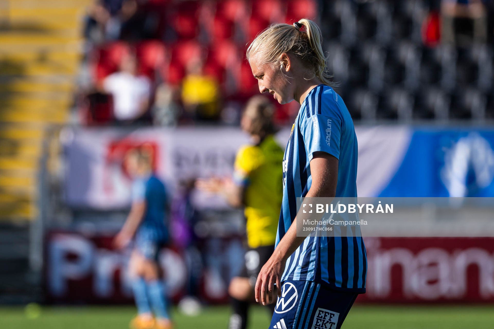 Djurgårdens Stinalisa Johansson deppar