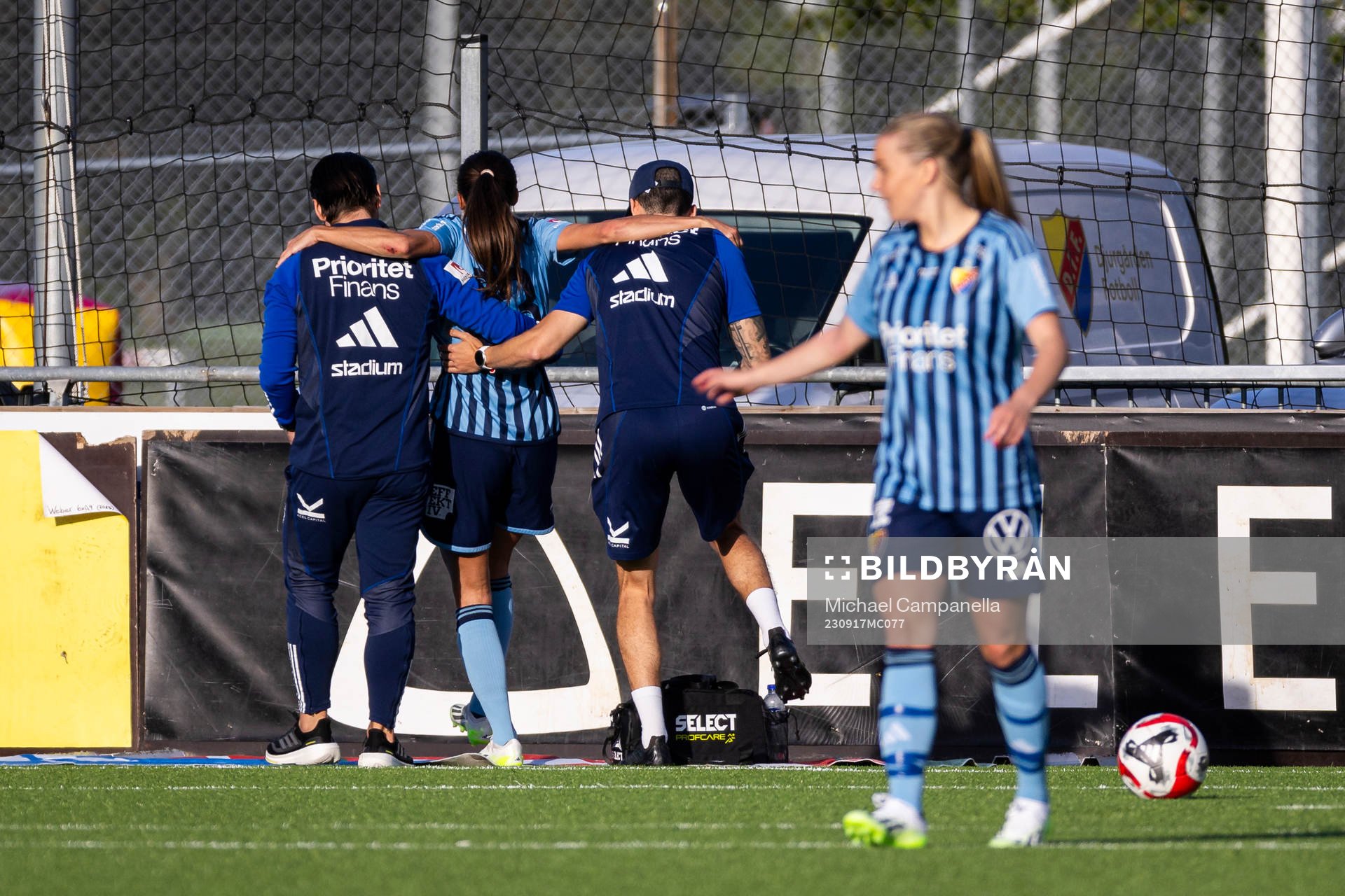 Djurgårdens Beata Kollmats bytes ut skadat