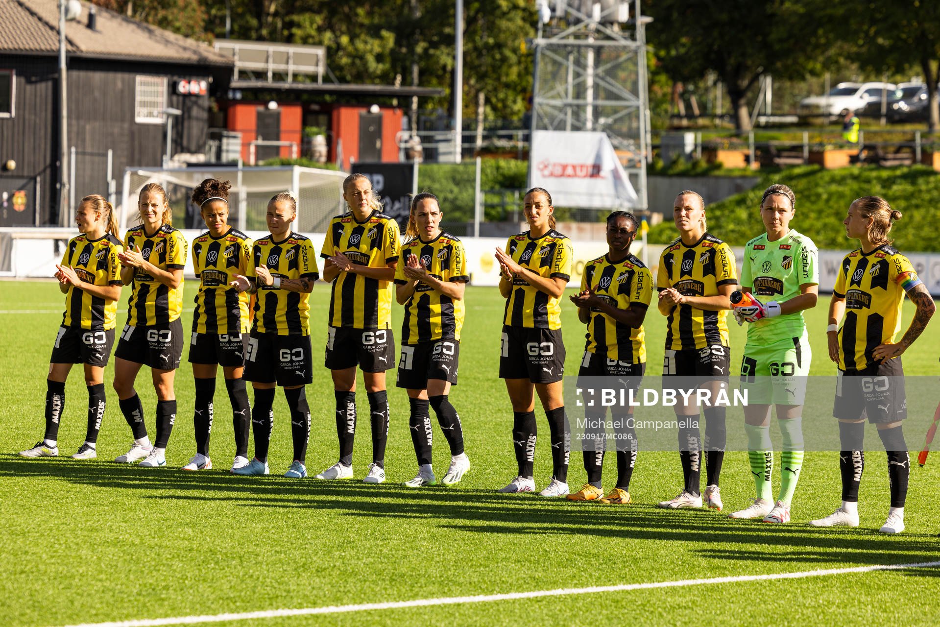 Häckens spelare i laguppställning