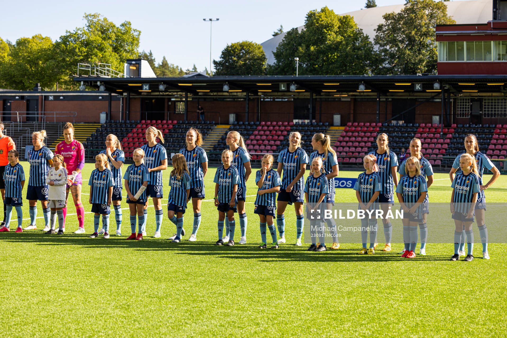 Djurgårdens spelare i laguppställning