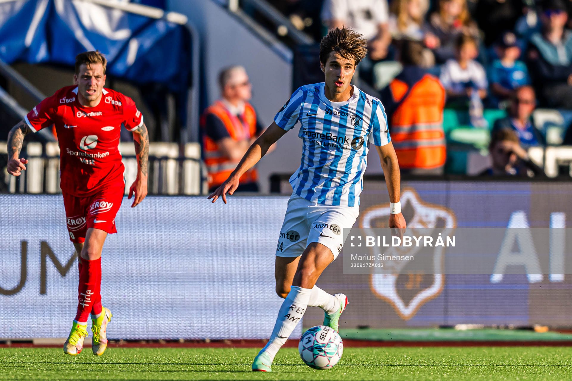 Kaloyan Kalinov Kostadinov of Stabæk during the Eliteserien match between Stabæk and Brann on September 17, 2023 in Bekkestua.