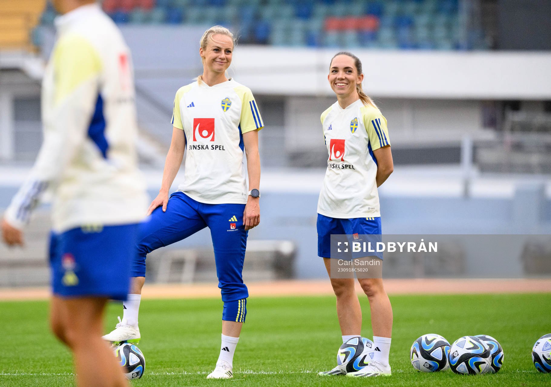 Amanda Ilestedt and Elin Rubensson of Sweden